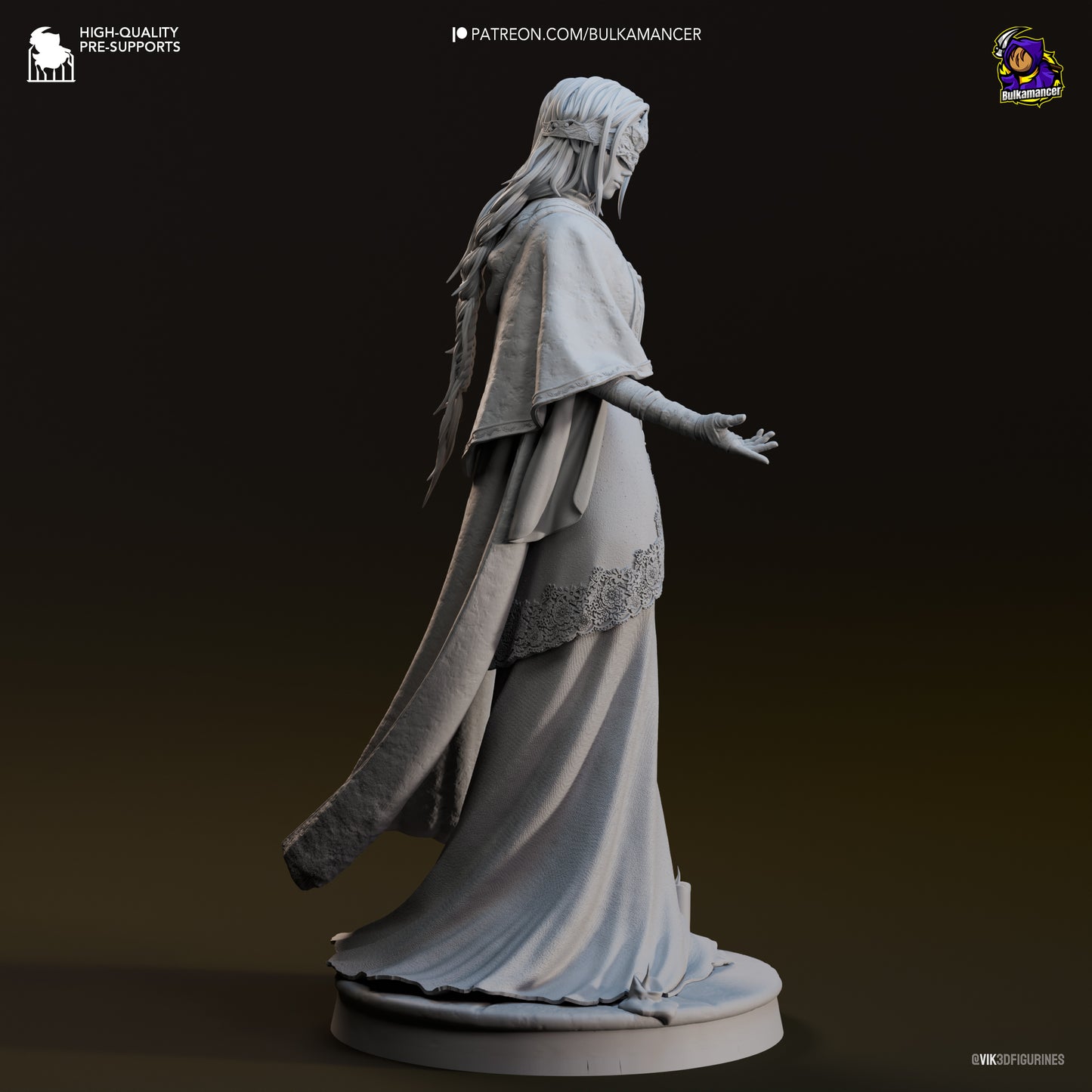 Fire Keeper | 9.5-Inch Resin Model Kit |  Dark Souls 3 Ashen Flame Guide