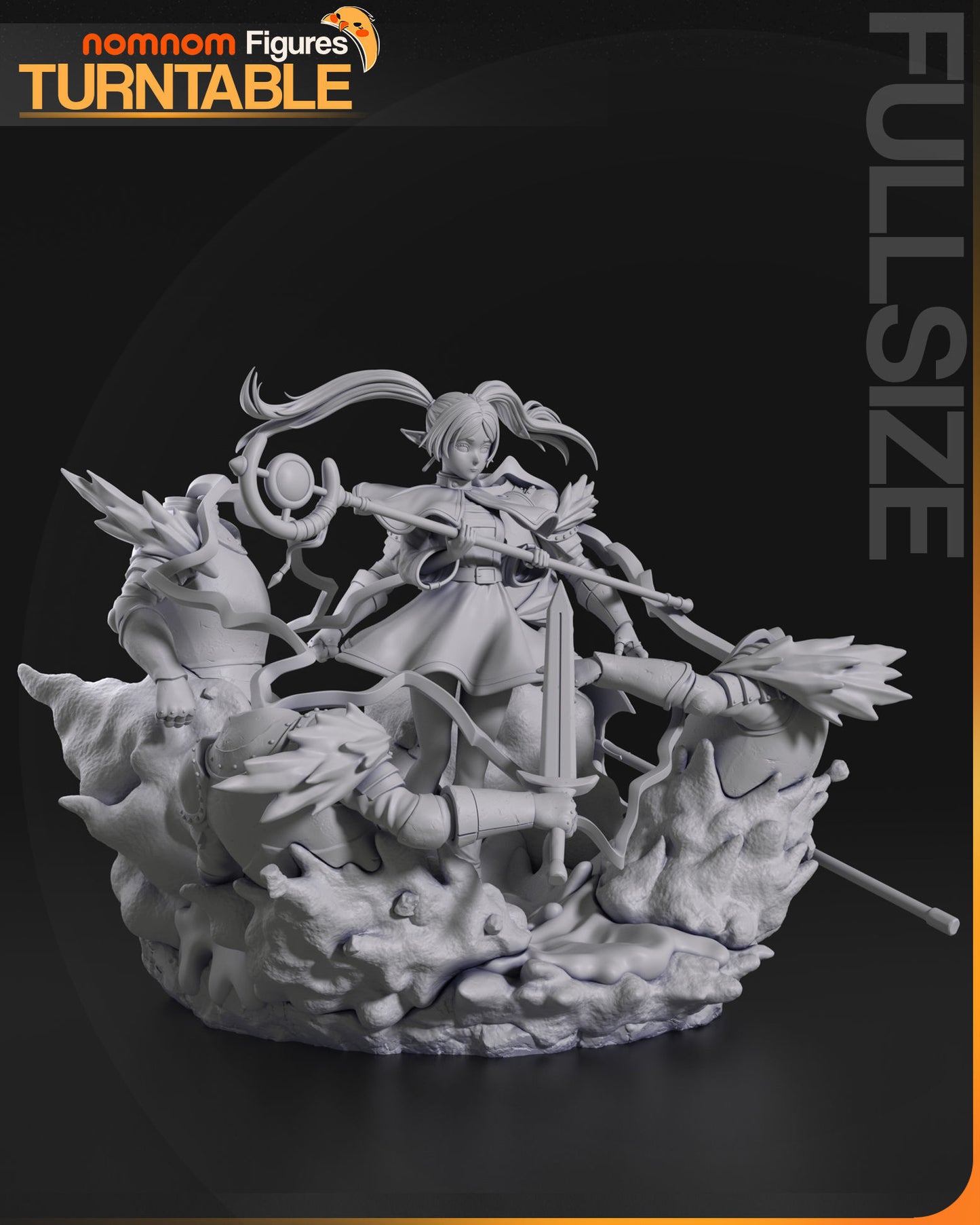 Frieren | Resin Model or Bust Kit | DIY Frieren: Beyond Journey’s End Legendary Sorceress