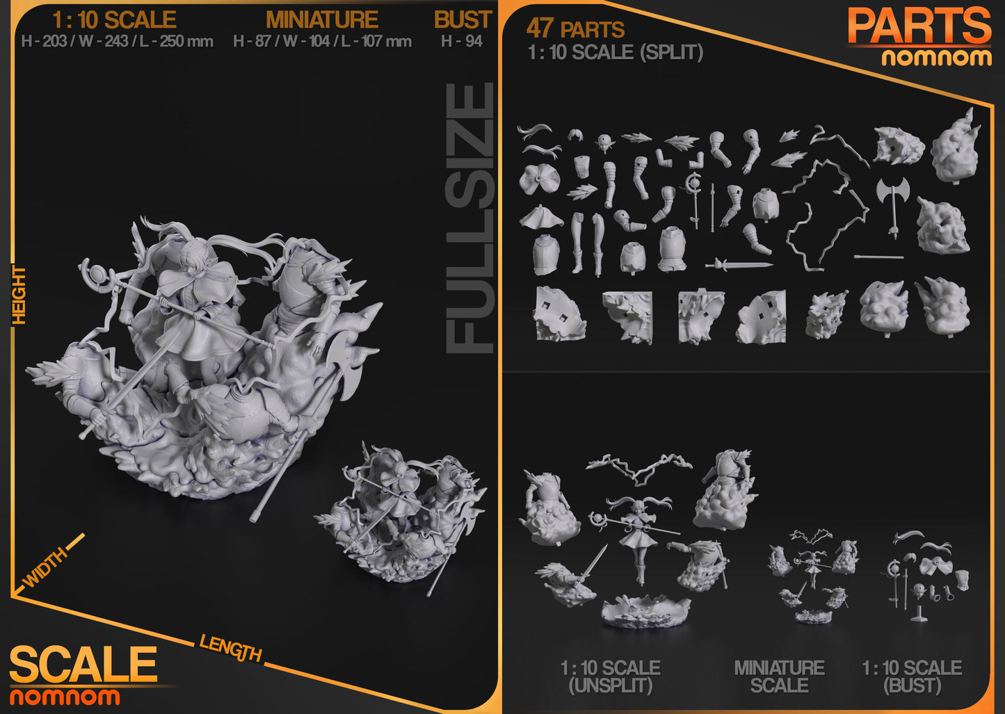 Frieren | Resin Model or Bust Kit | DIY Frieren: Beyond Journey’s End Legendary Sorceress