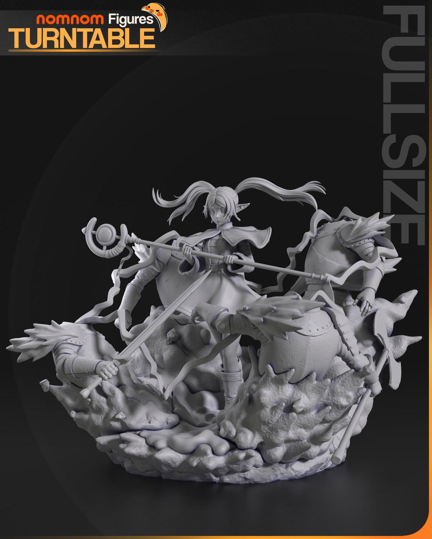 Frieren | Resin Model or Bust Kit | DIY Frieren: Beyond Journey’s End Legendary Sorceress