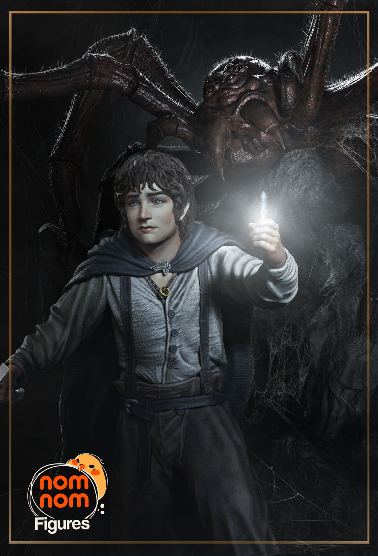Frodo Baggins | Resin Model or Bust Kit | DIY Lord of the Rings Ringbearer