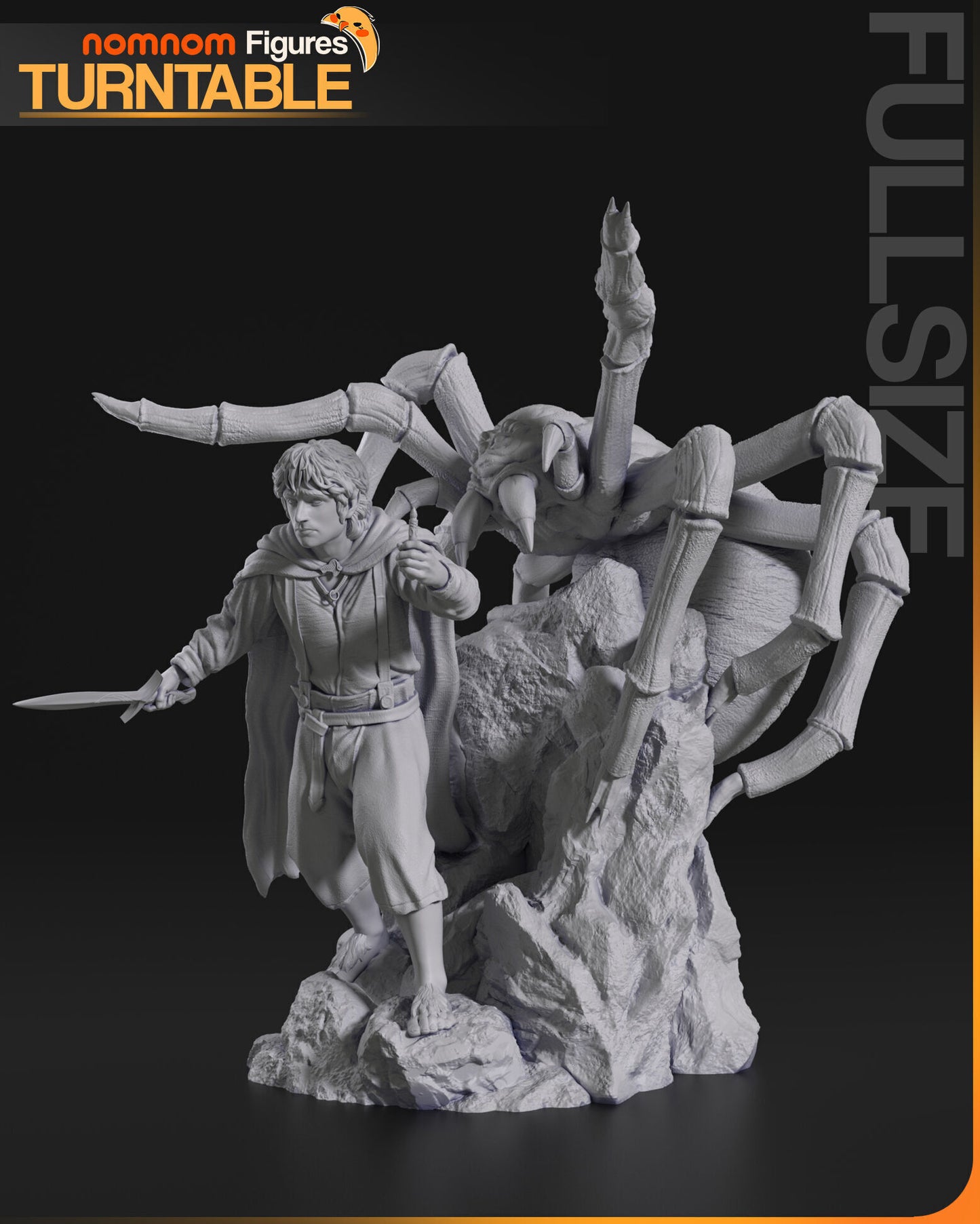 Frodo Baggins | Resin Model or Bust Kit | DIY Lord of the Rings Ringbearer