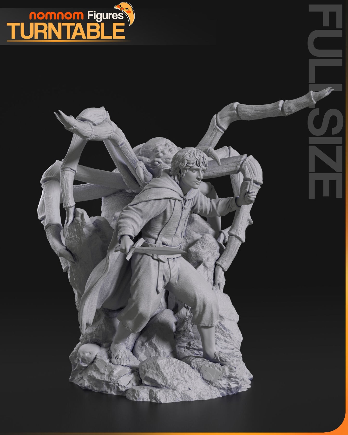 Frodo Baggins | Resin Model or Bust Kit | DIY Lord of the Rings Ringbearer