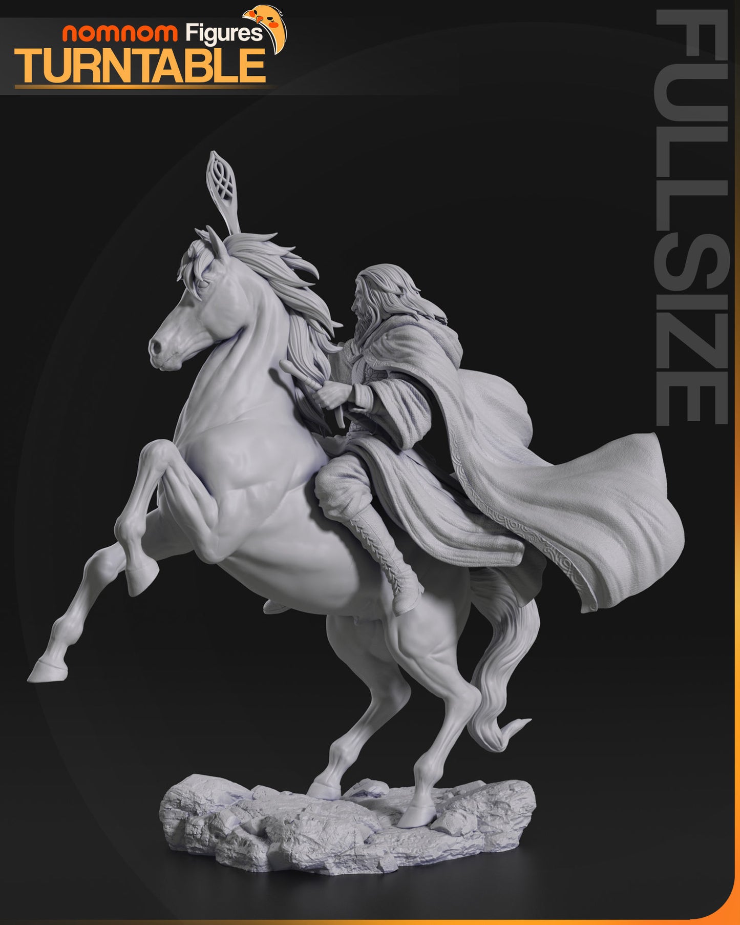 Gandalf the White | Resin Model or Bust Kit | DIY Lord of the Rings Wizard
