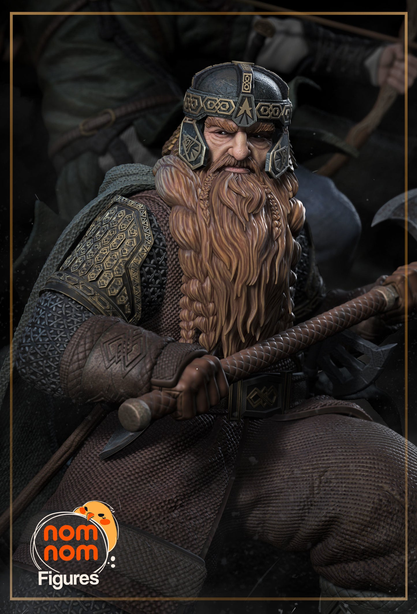 Gimli & Legolas | Resin Model Kit | DIY The Lord of the Rings Legendary Duo