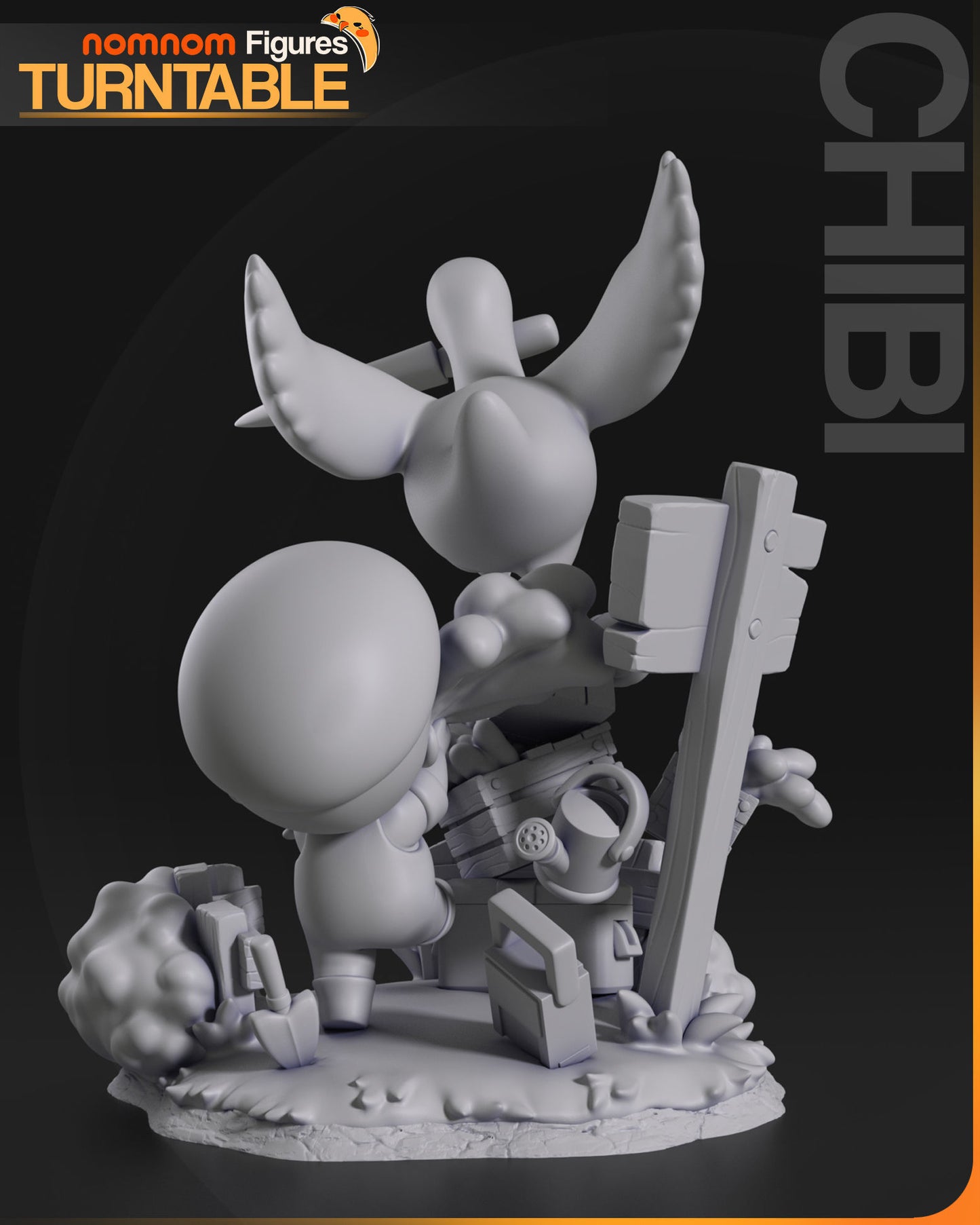 Chibi Goose | 4" Resin Model Kit | DIY Untitled Goose Game Mischief