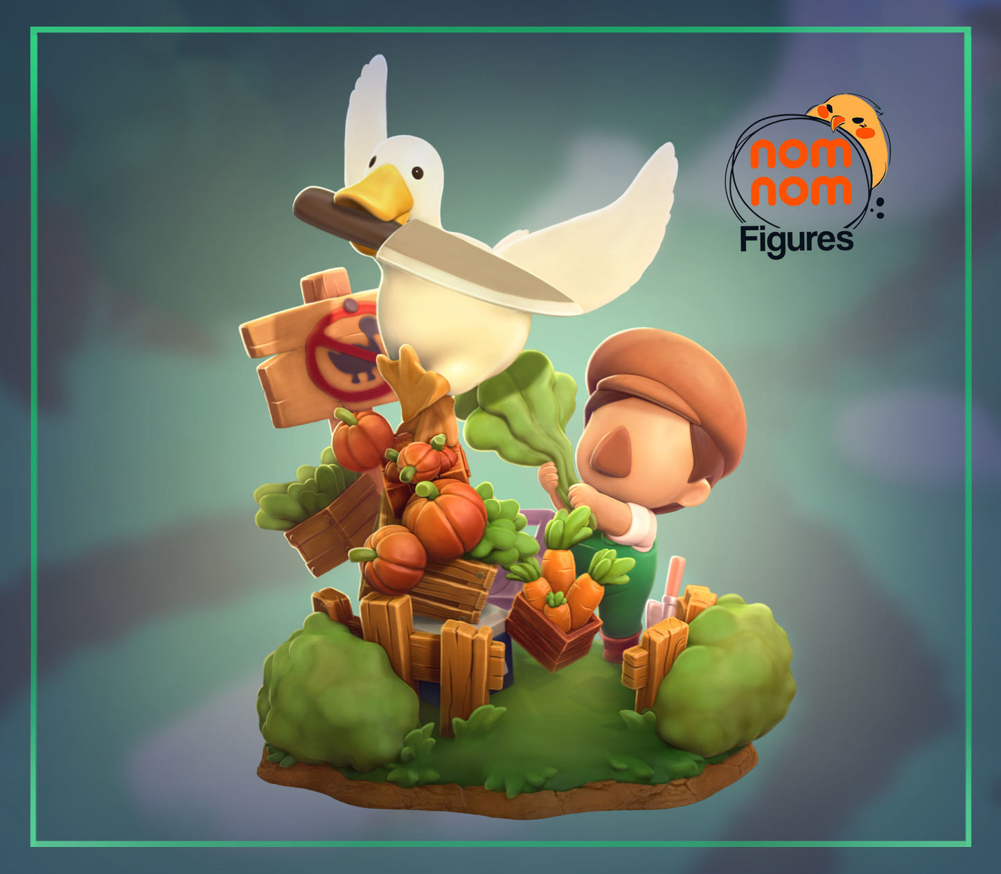 Chibi Goose | 4" Resin Model Kit | DIY Untitled Goose Game Mischief