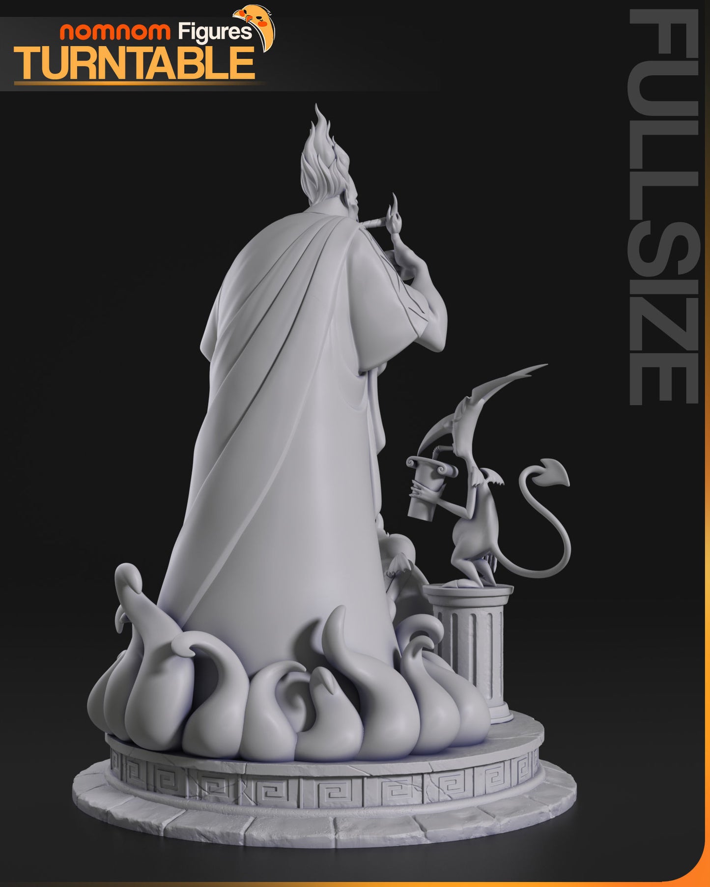 Hades | Resin Model or Bust Kit | DIY Hercules Lord of the Underworld with Pain and Panic
