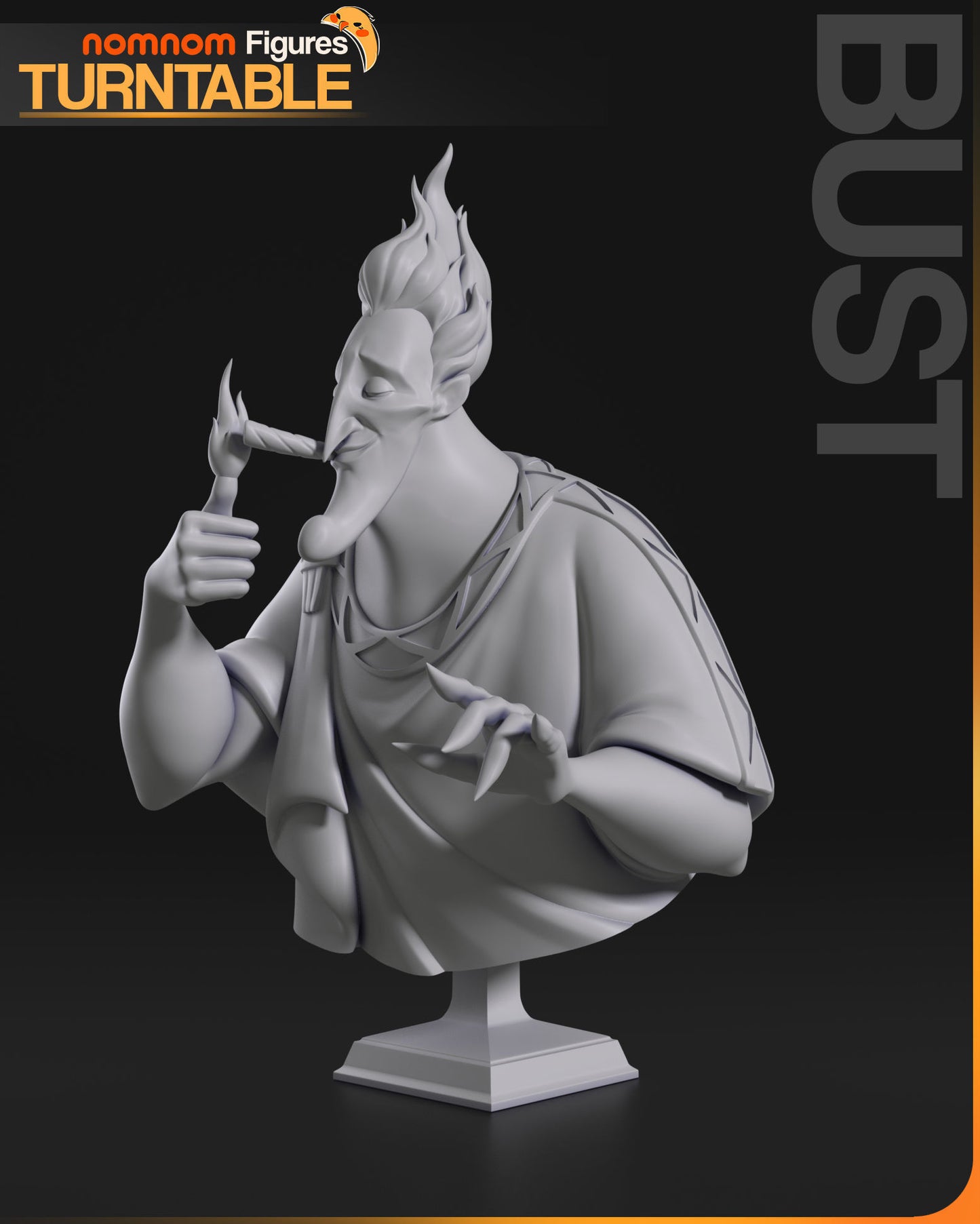 Hades | Resin Model or Bust Kit | DIY Hercules Lord of the Underworld with Pain and Panic