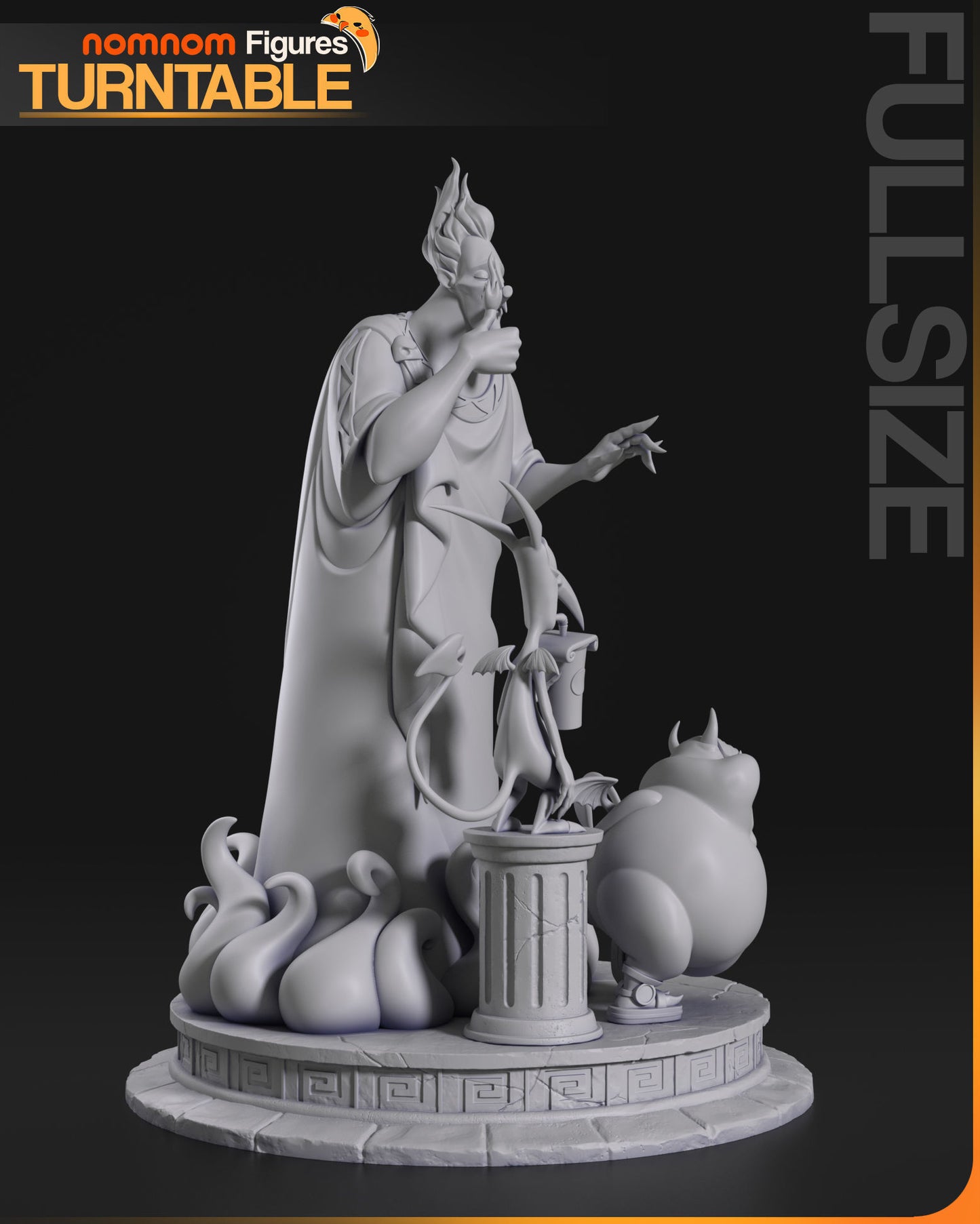 Hades | Resin Model or Bust Kit | DIY Hercules Lord of the Underworld with Pain and Panic