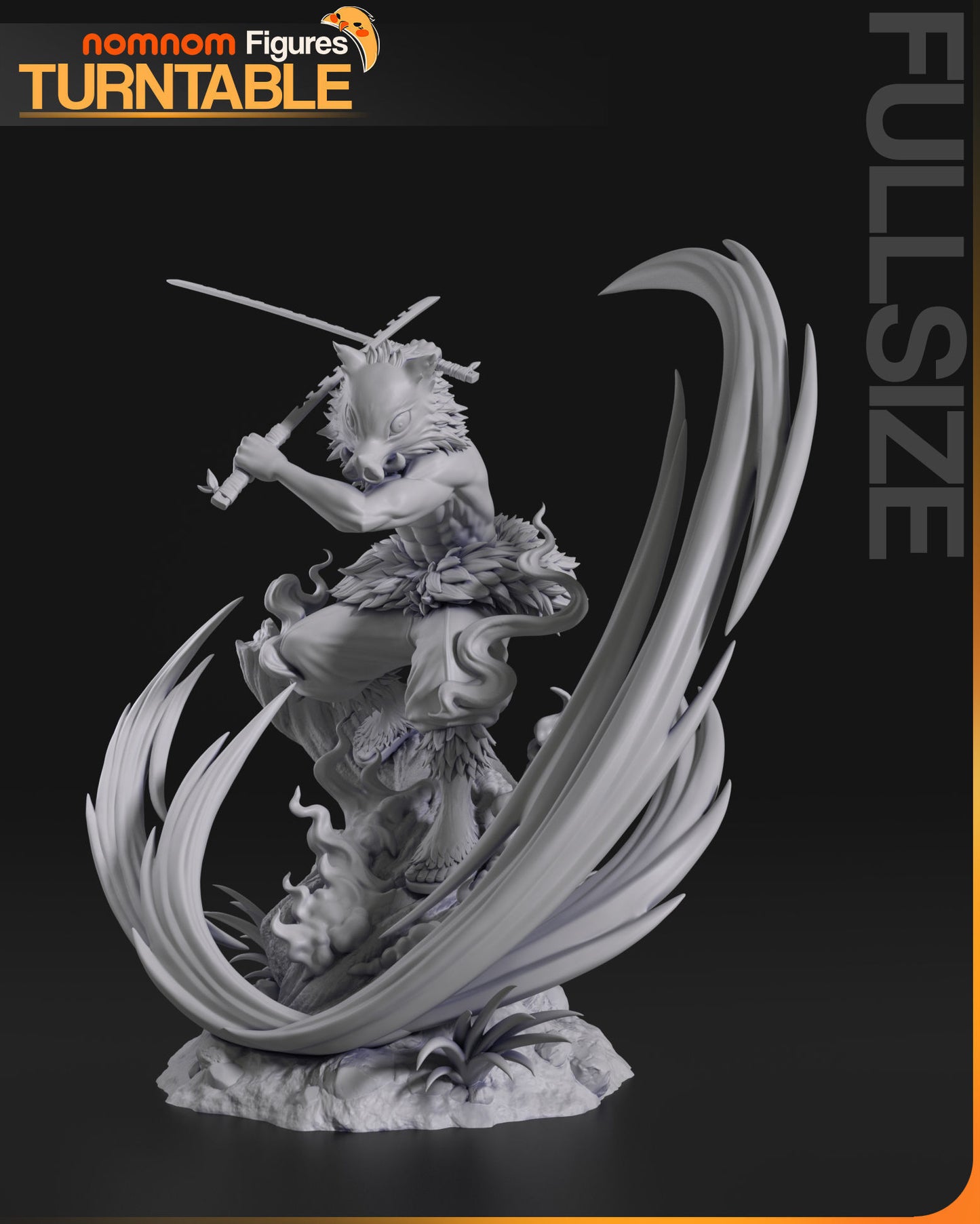 Inosuke Hashibira | Resin Model or Bust Kit | DIY Demon Slayer Beast Breather