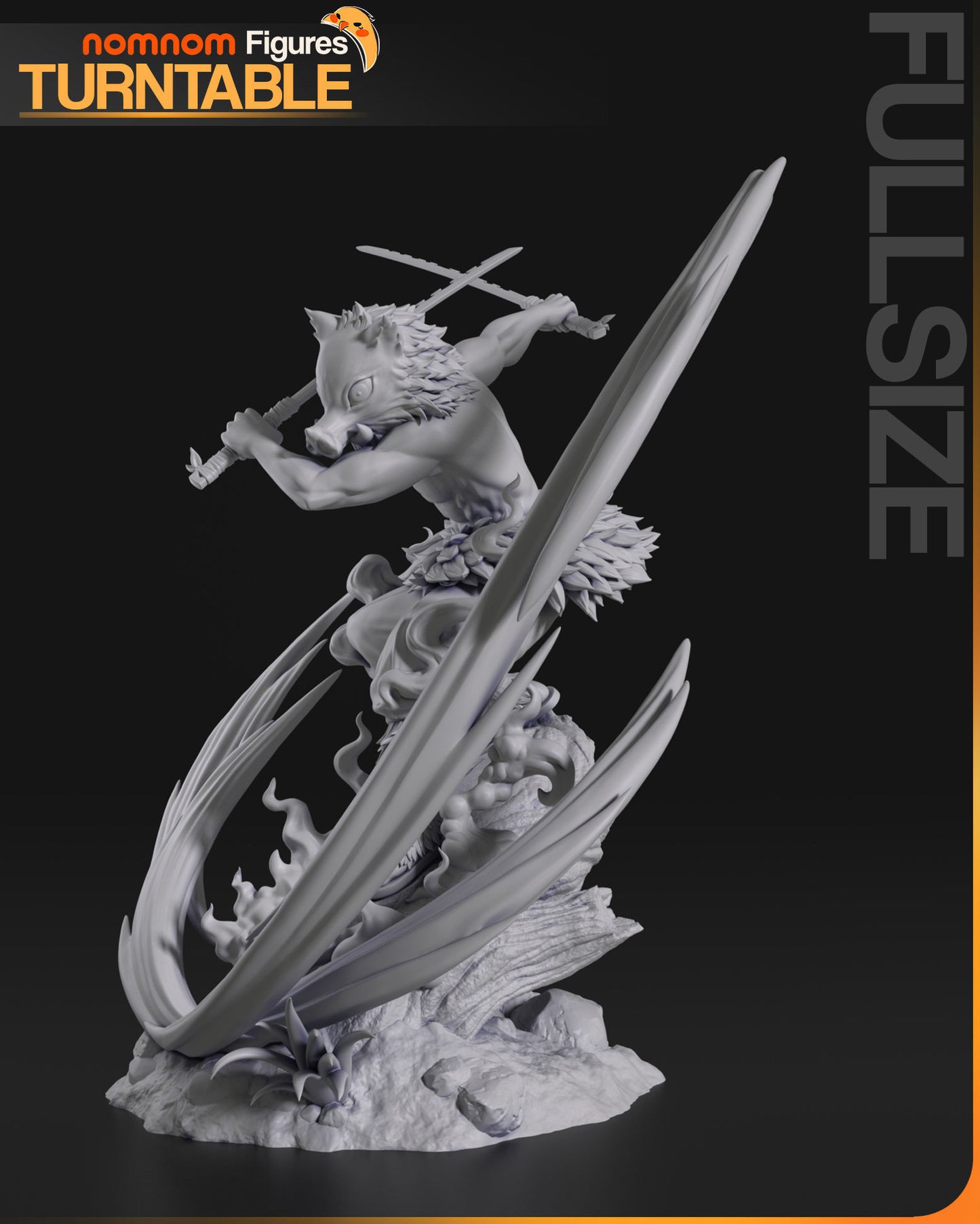 Inosuke Hashibira | Resin Model or Bust Kit | DIY Demon Slayer Beast Breather