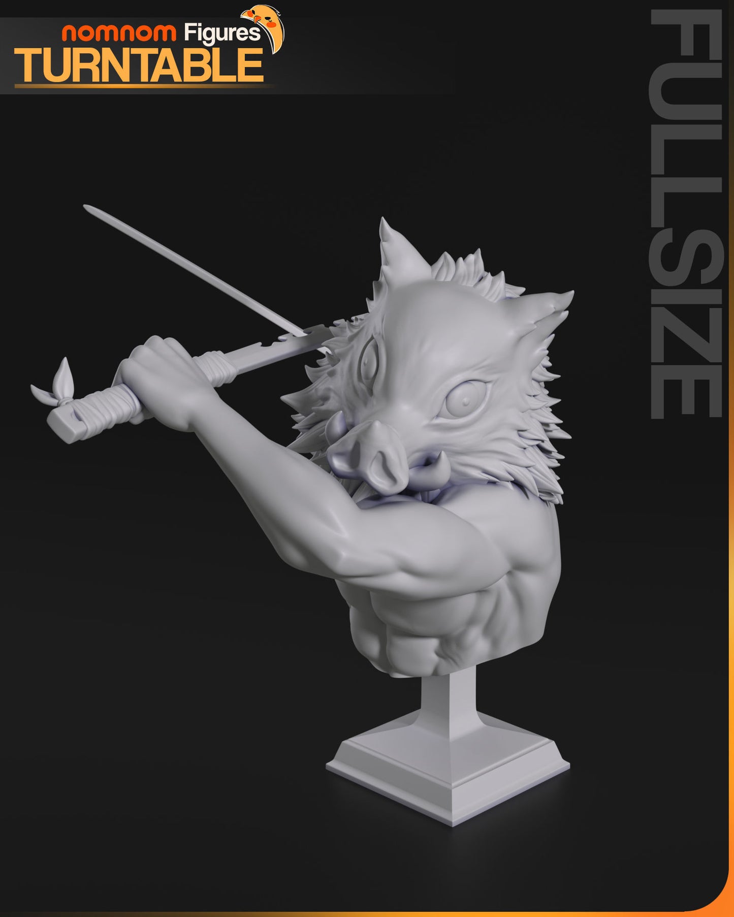 Inosuke Hashibira | Resin Model or Bust Kit | DIY Demon Slayer Beast Breather