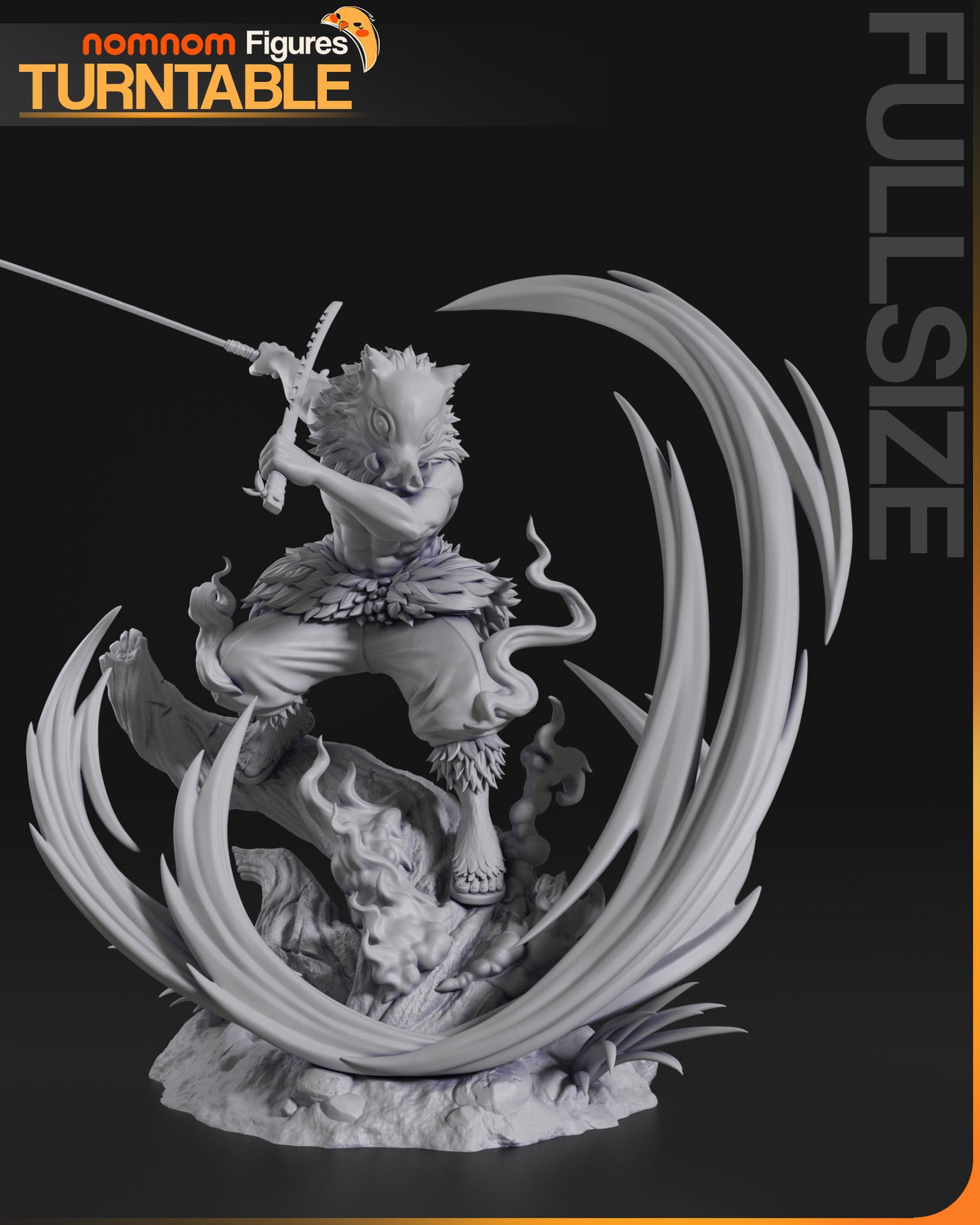Inosuke Hashibira | Resin Model or Bust Kit | DIY Demon Slayer Beast Breather