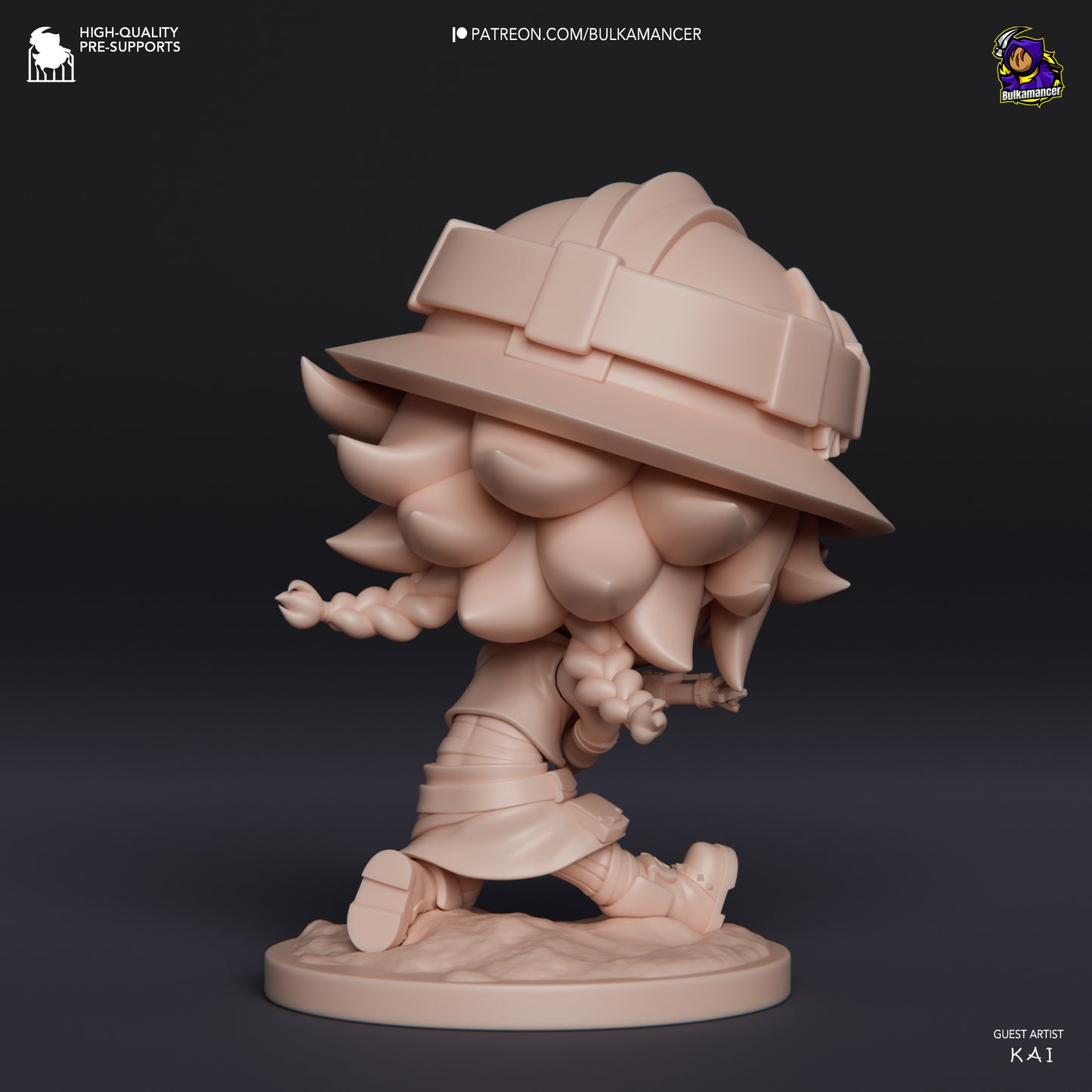 Chibi Isha | 3-Inch Resin Model Kit | DIY League of Legends Arcane Healer