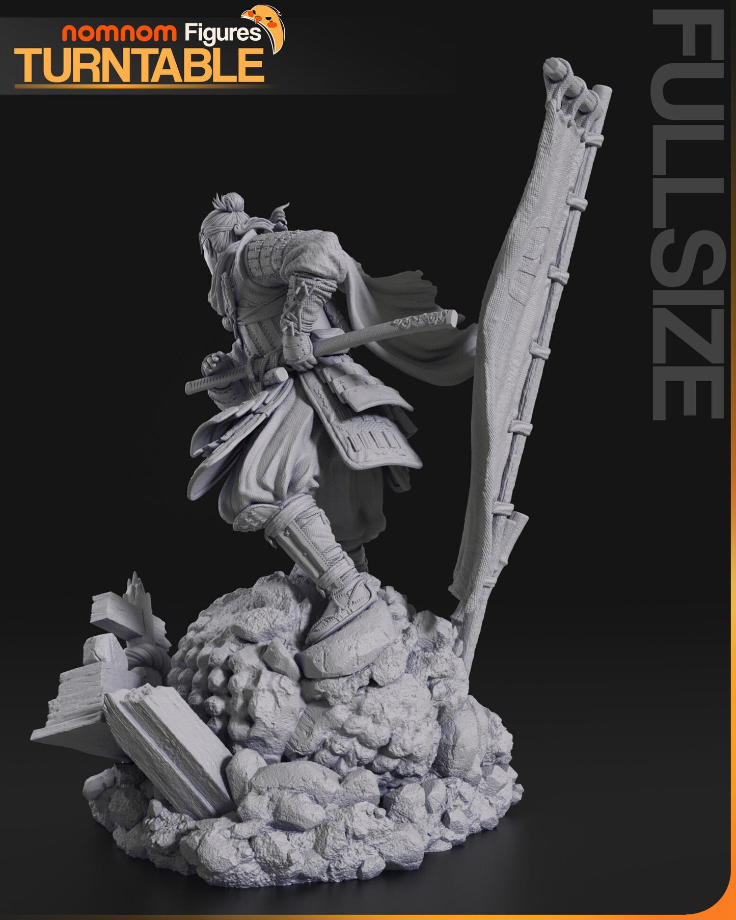 Jin Sakai | Resin Model or Bust Kit | DIY Ghost of Tsushima Samurai Hero