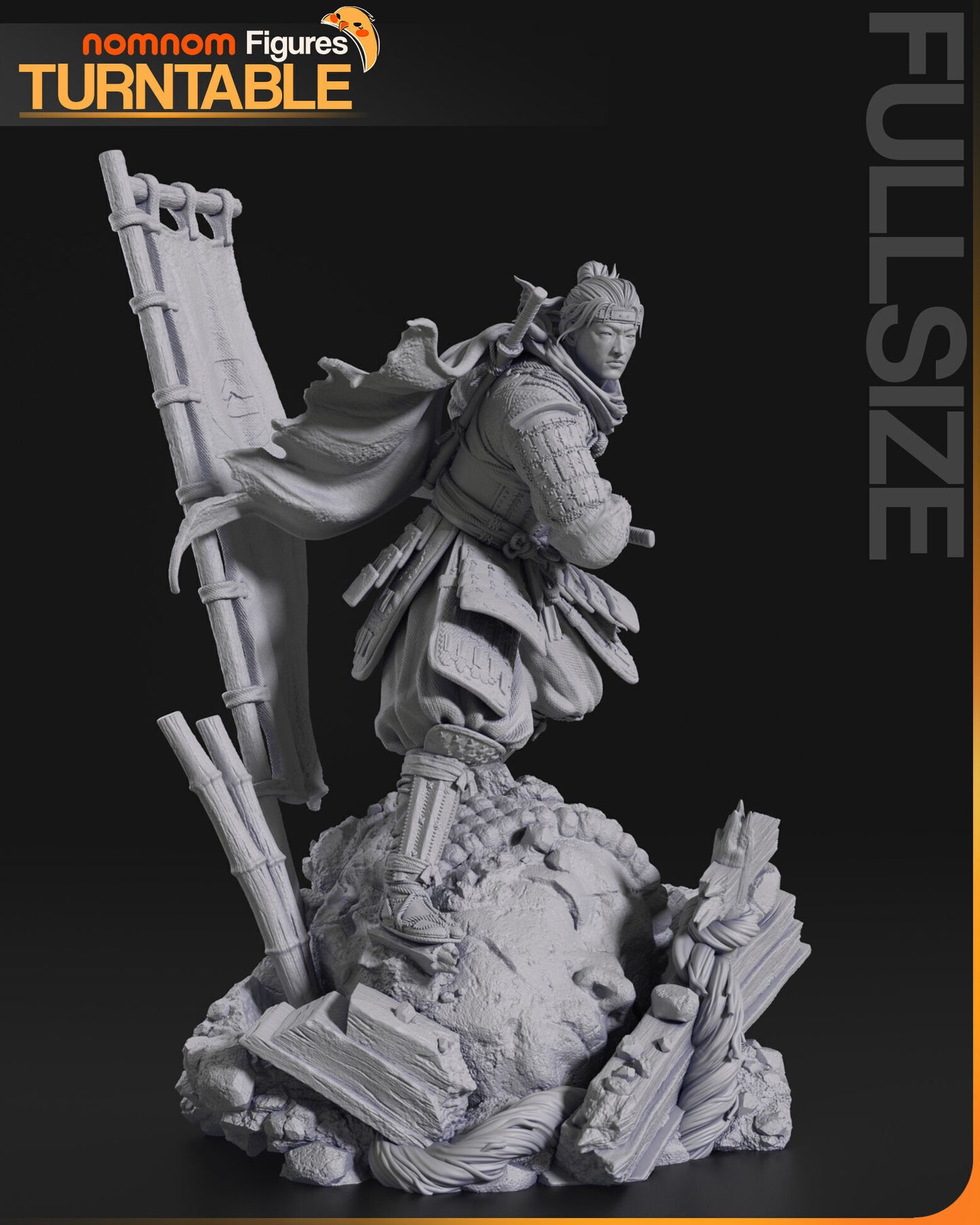 Jin Sakai | Resin Model or Bust Kit | DIY Ghost of Tsushima Samurai Hero