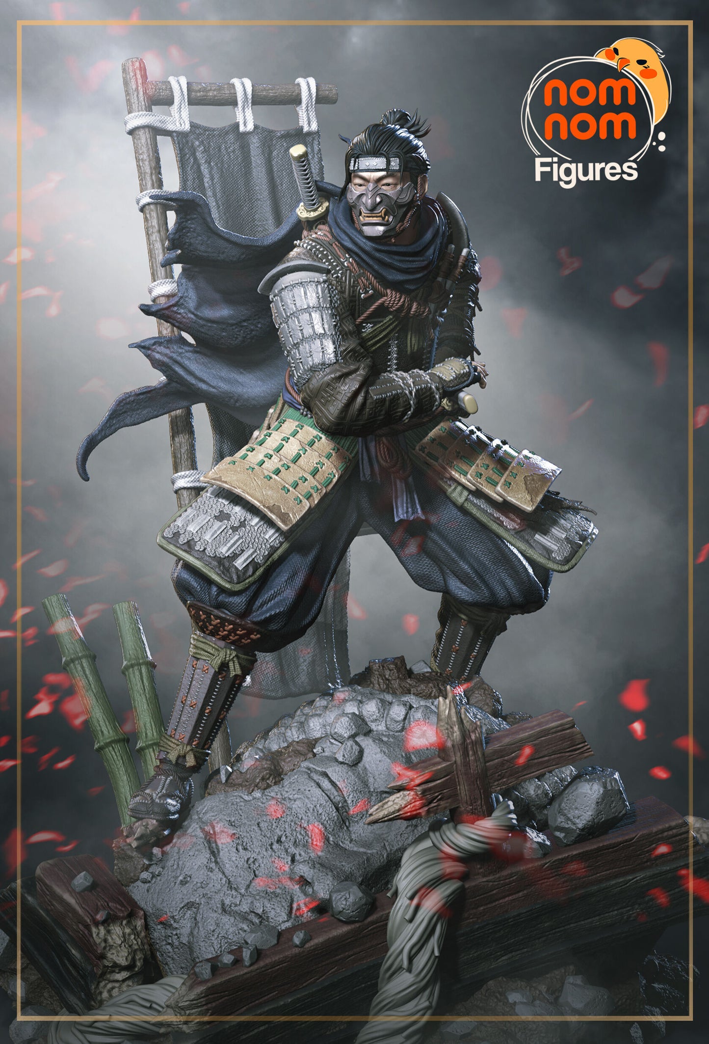 Jin Sakai | Resin Model or Bust Kit | DIY Ghost of Tsushima Samurai Hero