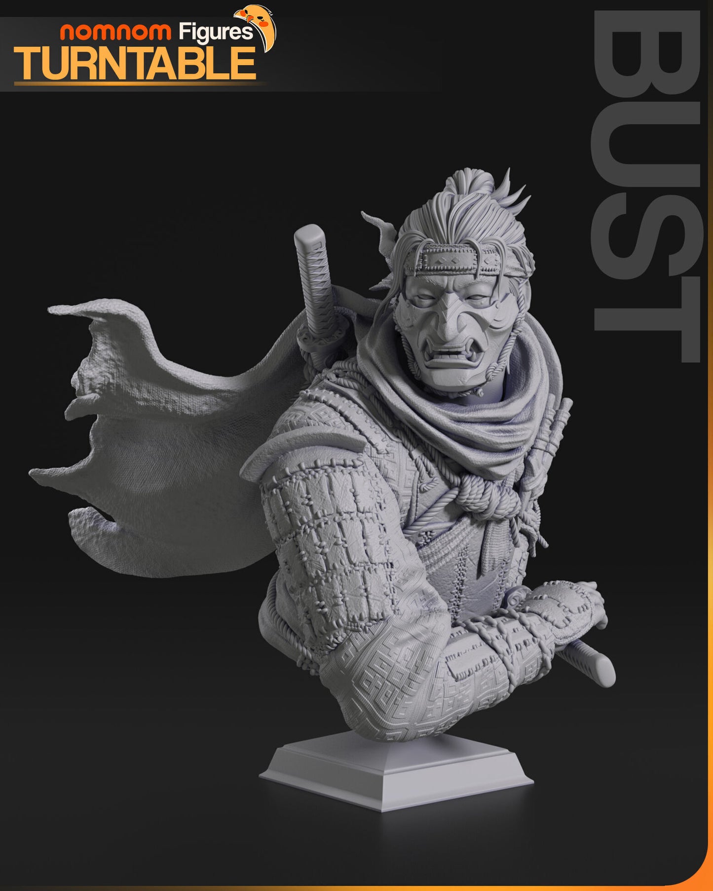 Jin Sakai | Resin Model or Bust Kit | DIY Ghost of Tsushima Samurai Hero