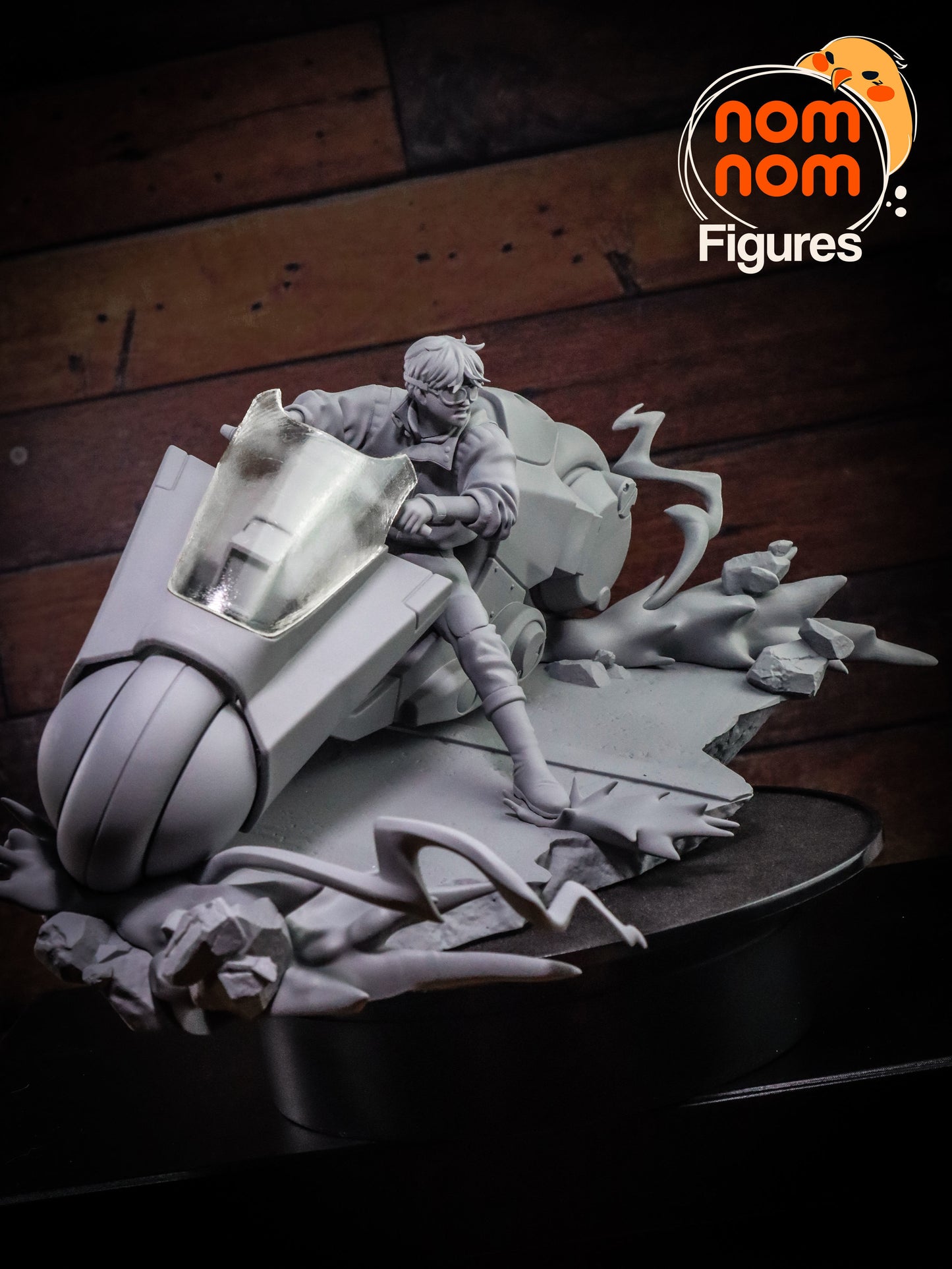 Kaneda | 6-Inch Resin Model Kit | DIY Akira Cyberpunk Biker Hero