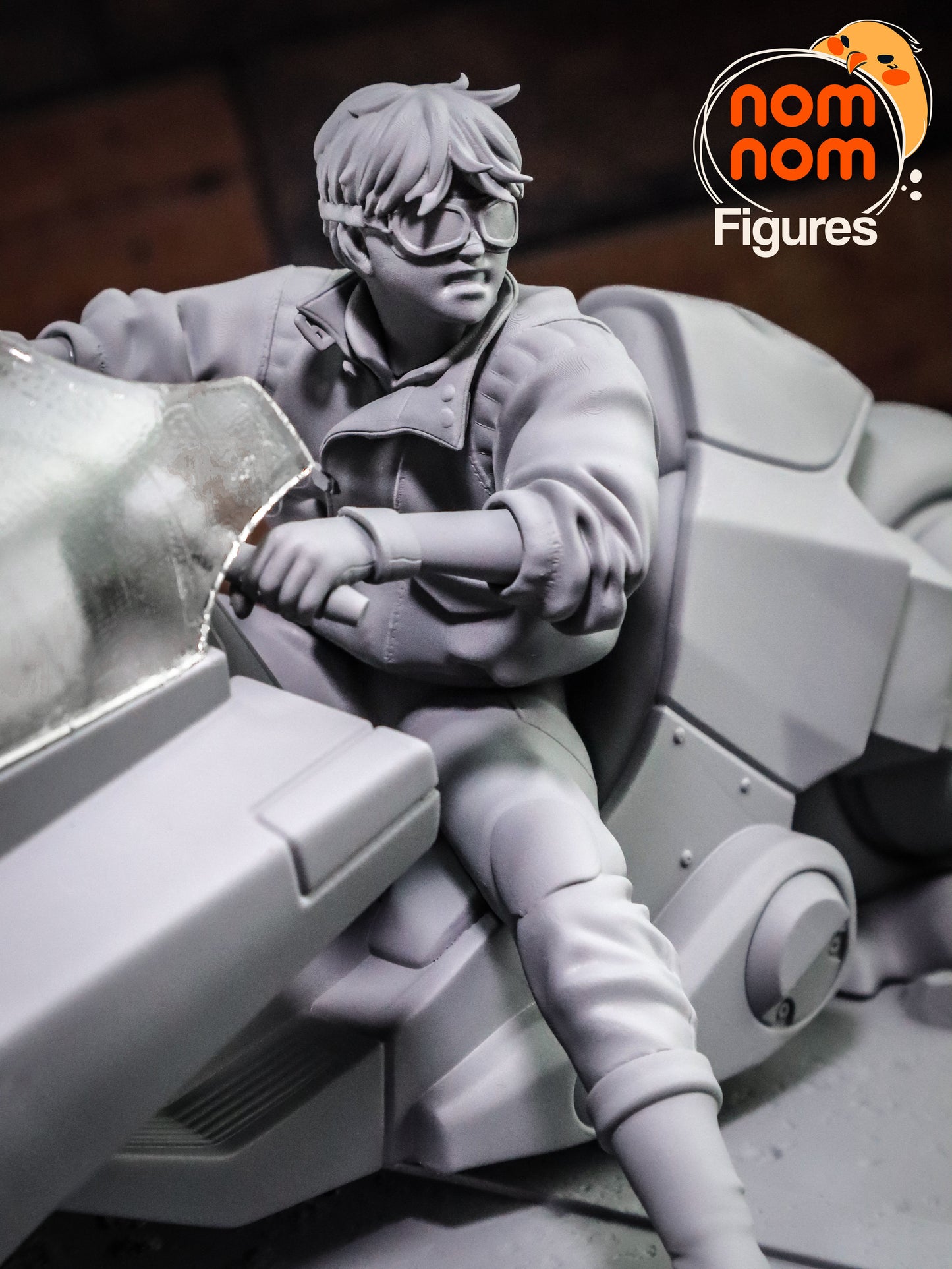 Kaneda | 6-Inch Resin Model Kit | DIY Akira Cyberpunk Biker Hero