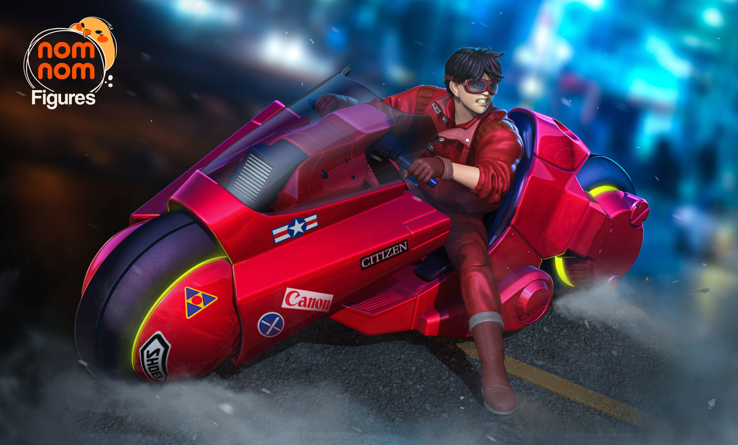 Kaneda | 6-Inch Resin Model Kit | DIY Akira Cyberpunk Biker Hero