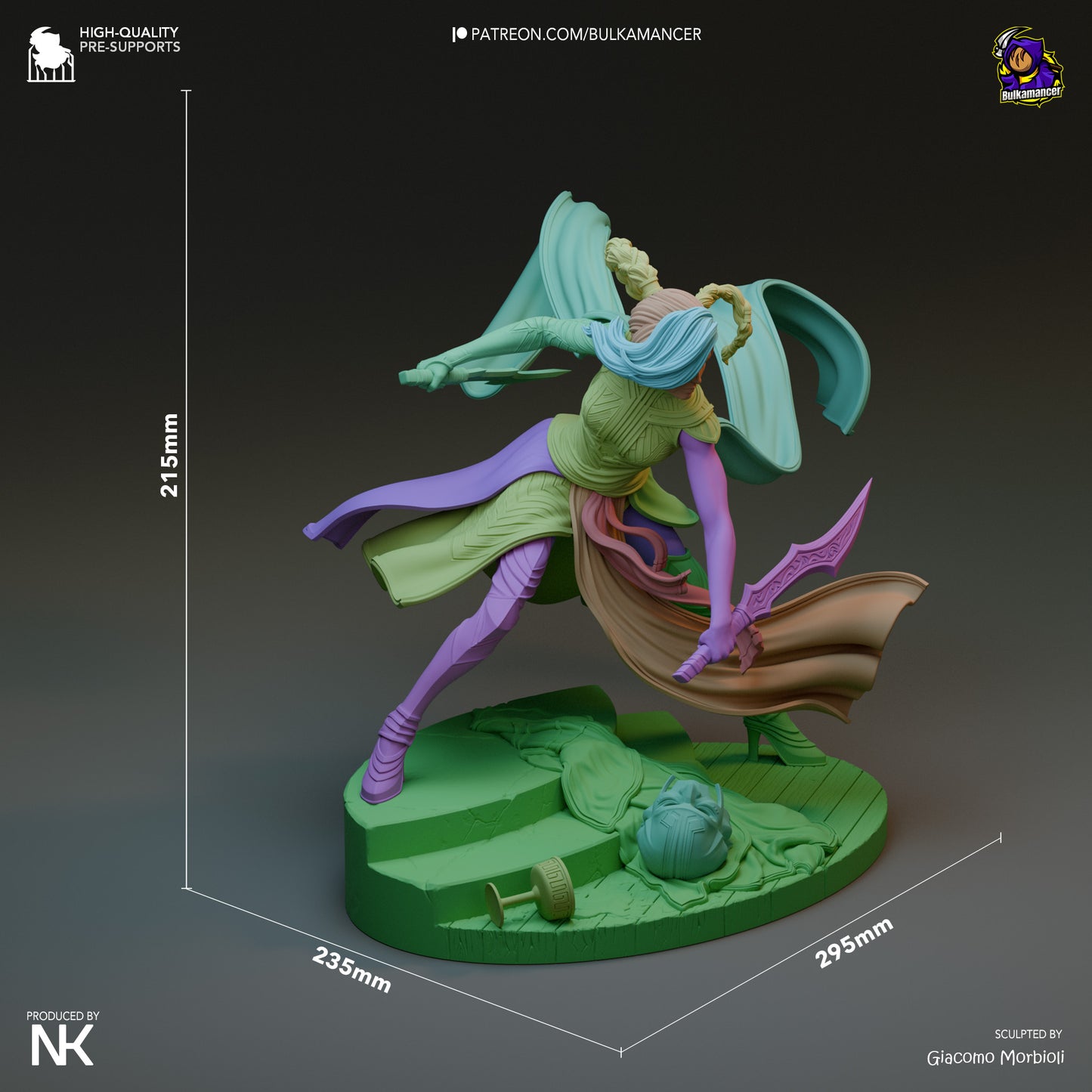 Katarina | 8-Inch Resin Model Kit | DIY League of Legends Sinister Assassin