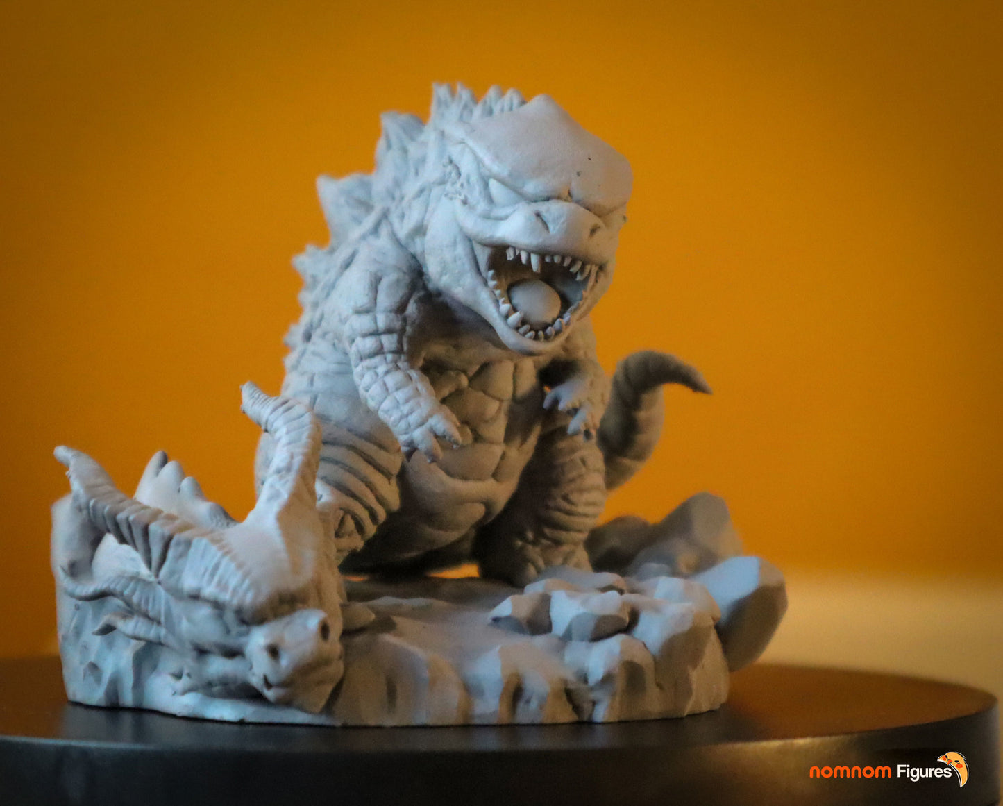 Chibi King Kong vs. Godzilla | 4-Inch  Resin Model Kit | DIY Chibi Kaiju Face-Off