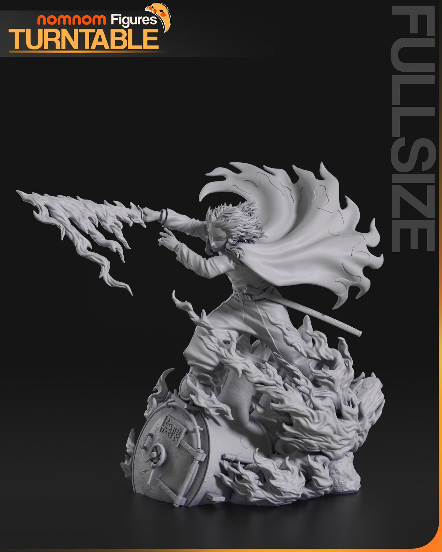 Kyojuro Rengoku | Resin Model or Bust Kit | DIY Demon Slayer Flame Hashira