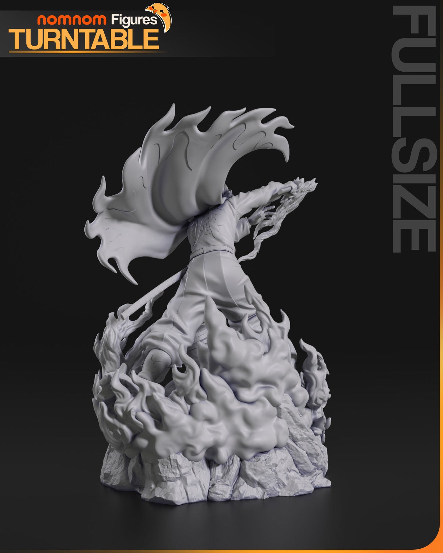Kyojuro Rengoku | Resin Model or Bust Kit | DIY Demon Slayer Flame Hashira