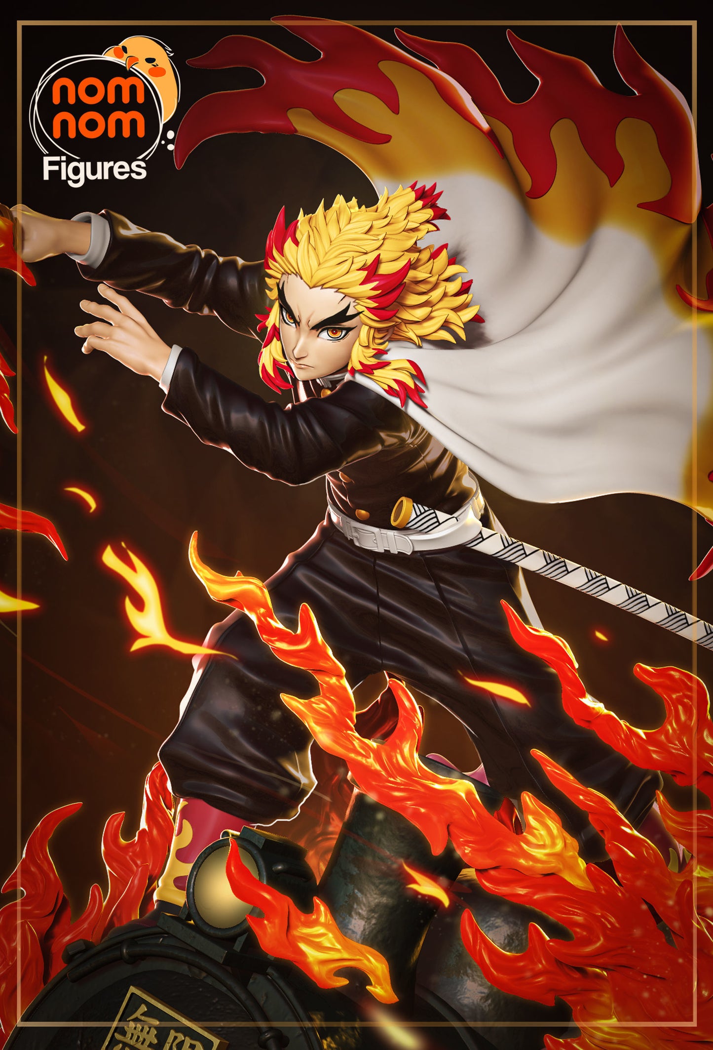 Kyojuro Rengoku | Resin Model or Bust Kit | DIY Demon Slayer Flame Hashira