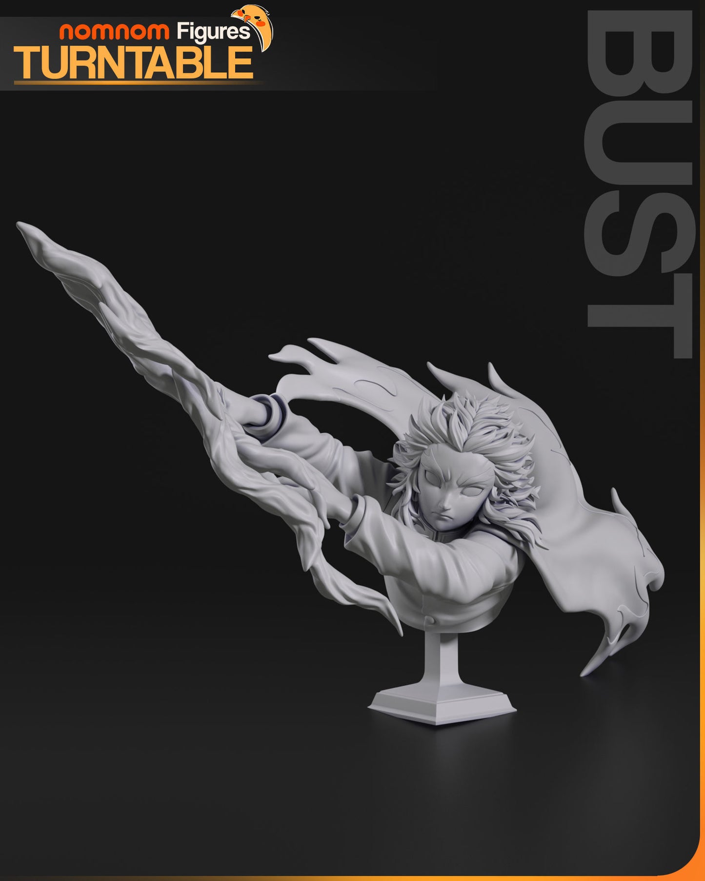 Kyojuro Rengoku | Resin Model or Bust Kit | DIY Demon Slayer Flame Hashira