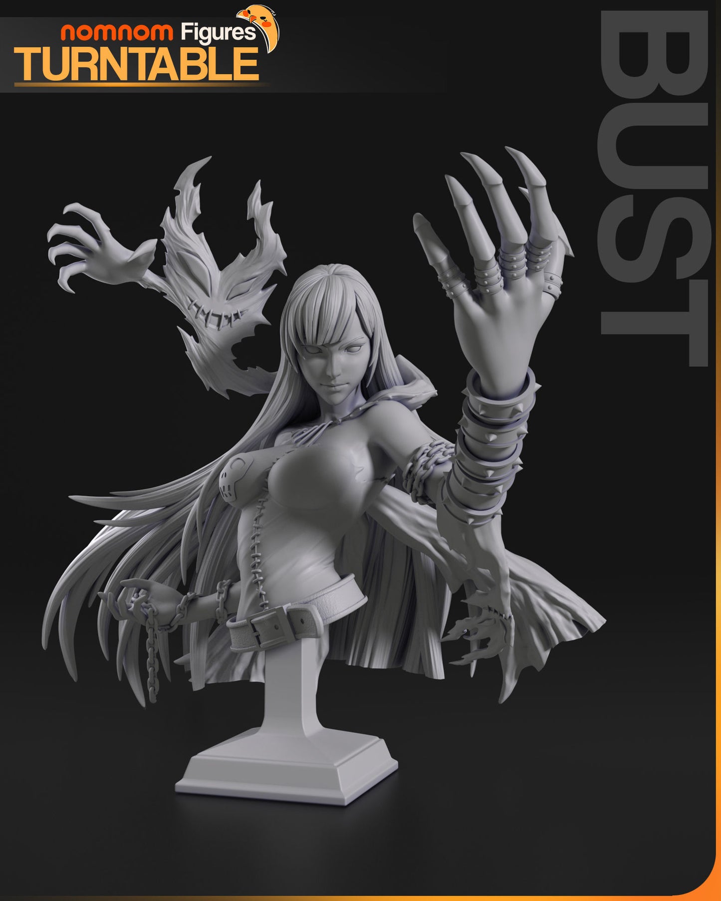 Lady Devimon | Resin Model or Bust Kit | DIY Digimon Dark Angel