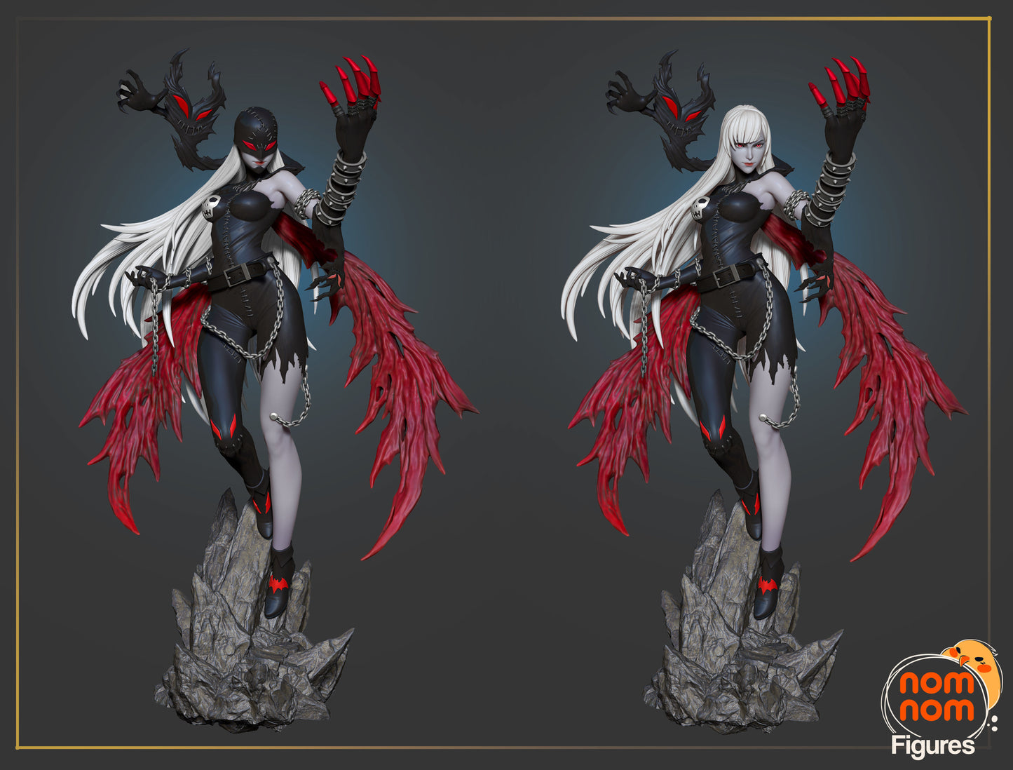 Lady Devimon | Resin Model or Bust Kit | DIY Digimon Dark Angel