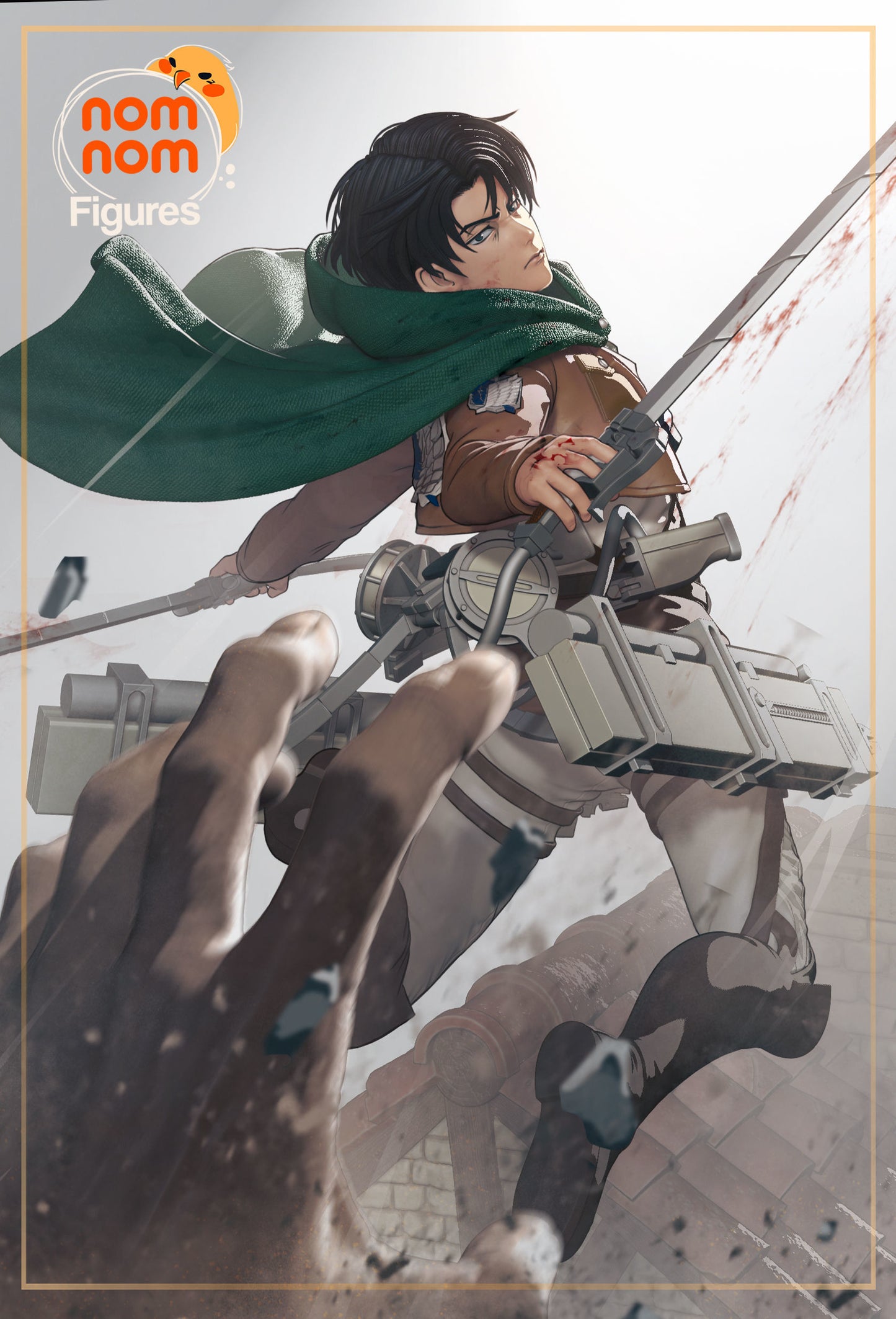 Levi Ackerman | Resin Model or Bust Kit | DIY Attack on Titan Soldier