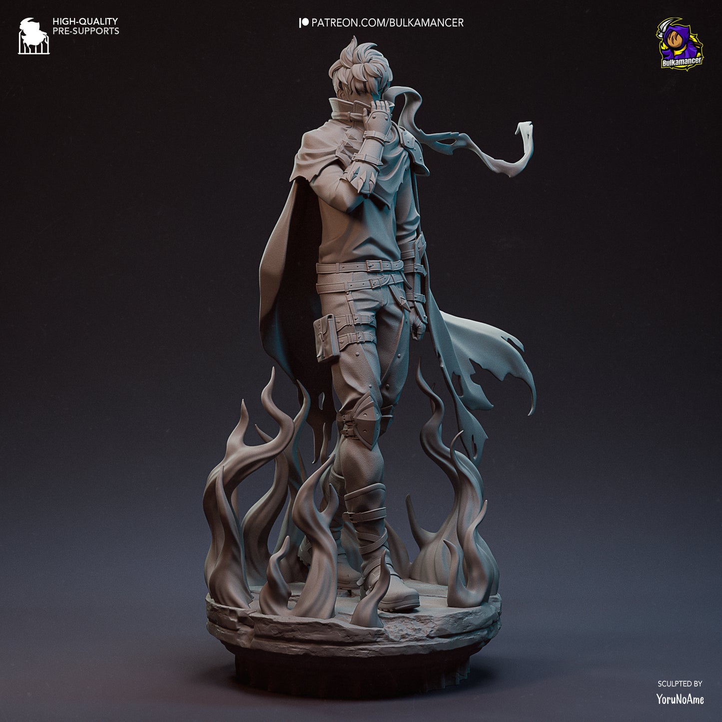 Sung Jin-Woo | 11-Inch Resin Model Kit | DIY Solo Leveling Hunter Extraordinaire