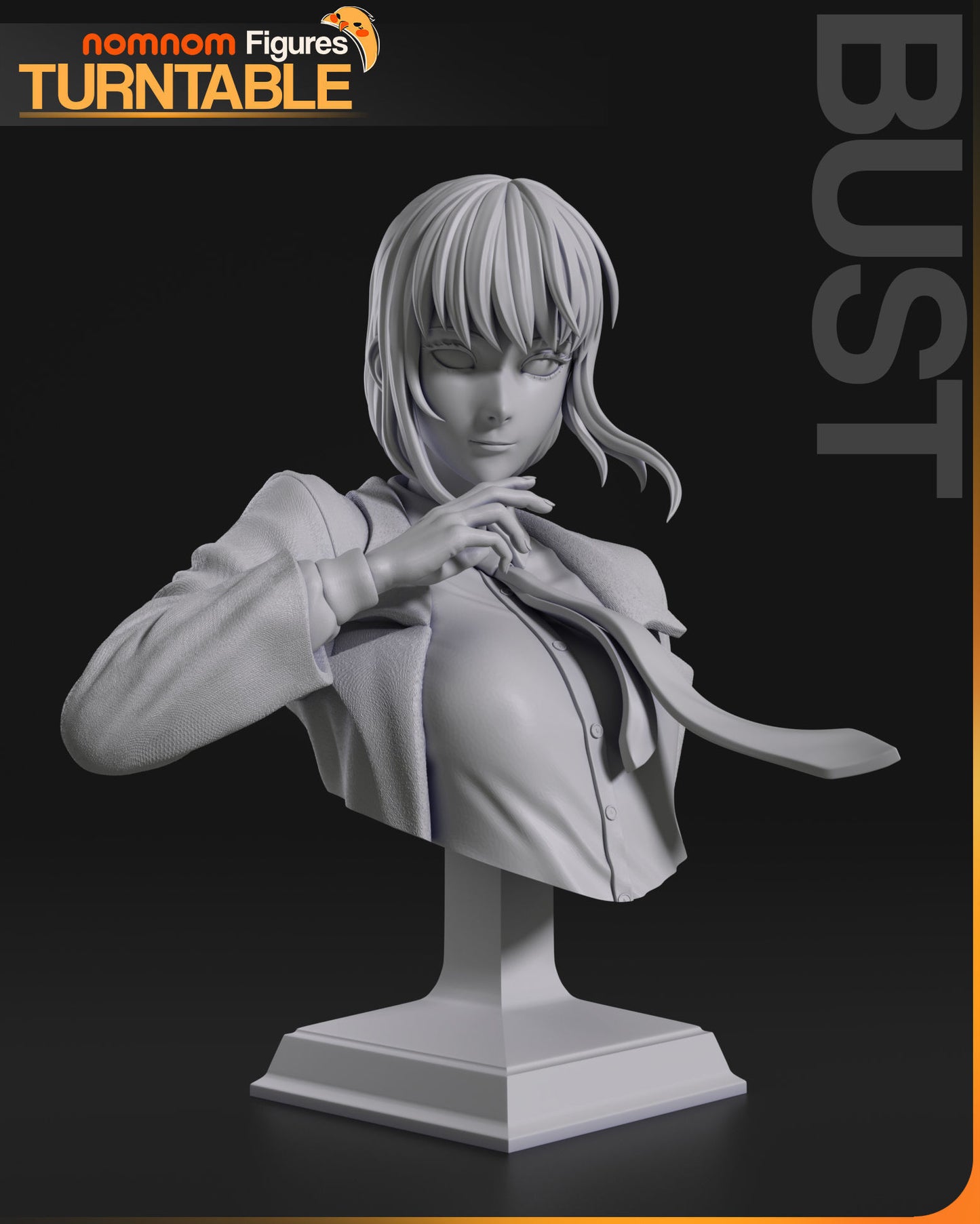 Makima and Denji | Resin Model or Bust Kit | DIY Chainsaw Man Power Duo