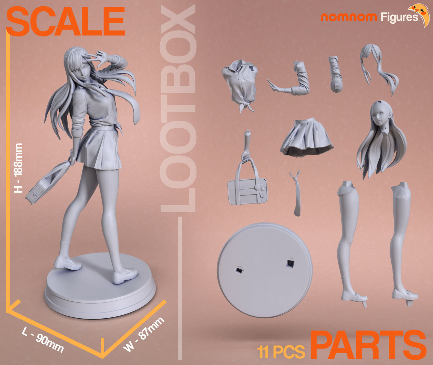 Marin Kitagawa | 7.5-Inch Resin Model Kit | DIY My Dress-Up Darling Cosplay Enthusiast