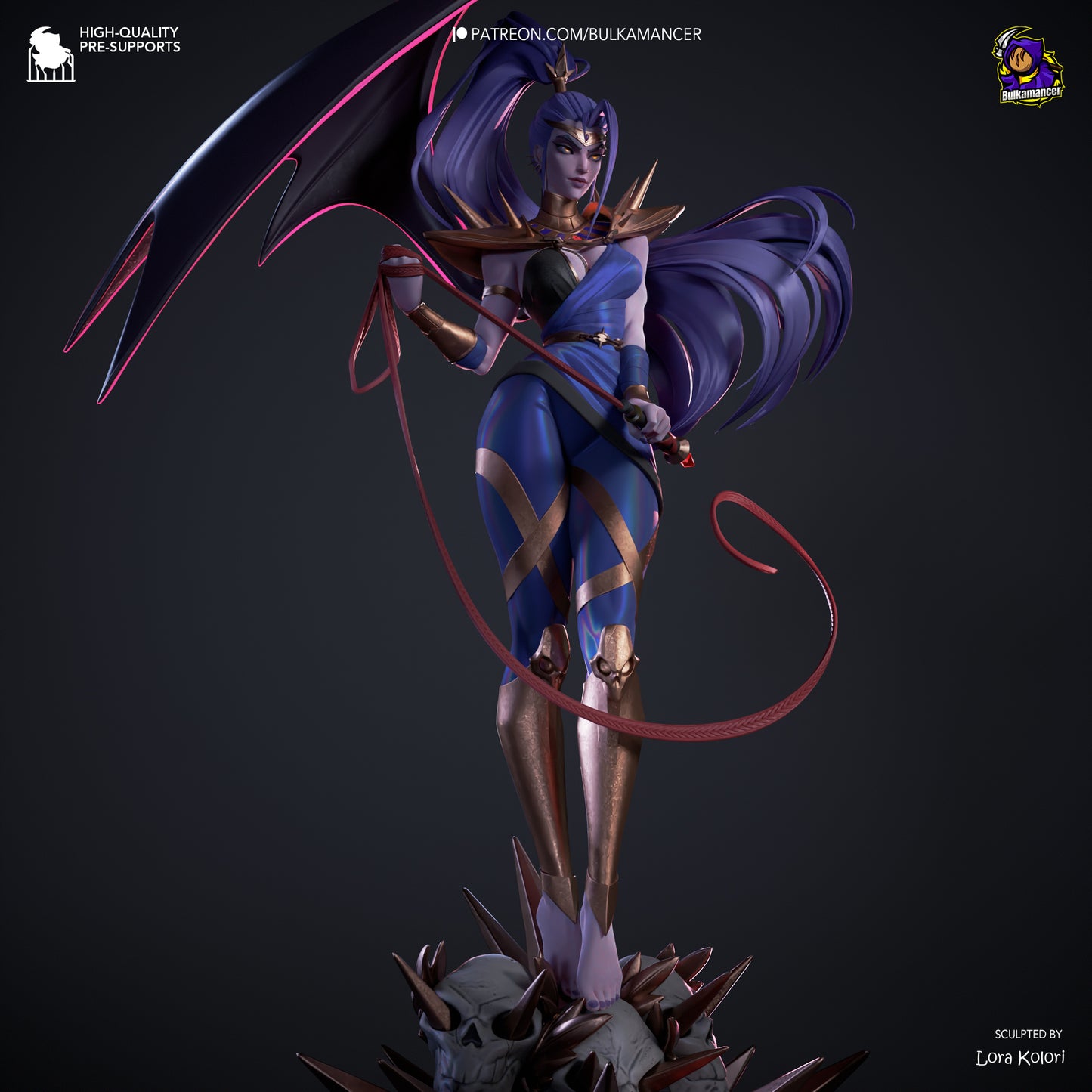 Megara | 13.5-Inch Resin Model Kit | DIY Hades Underworld Fury