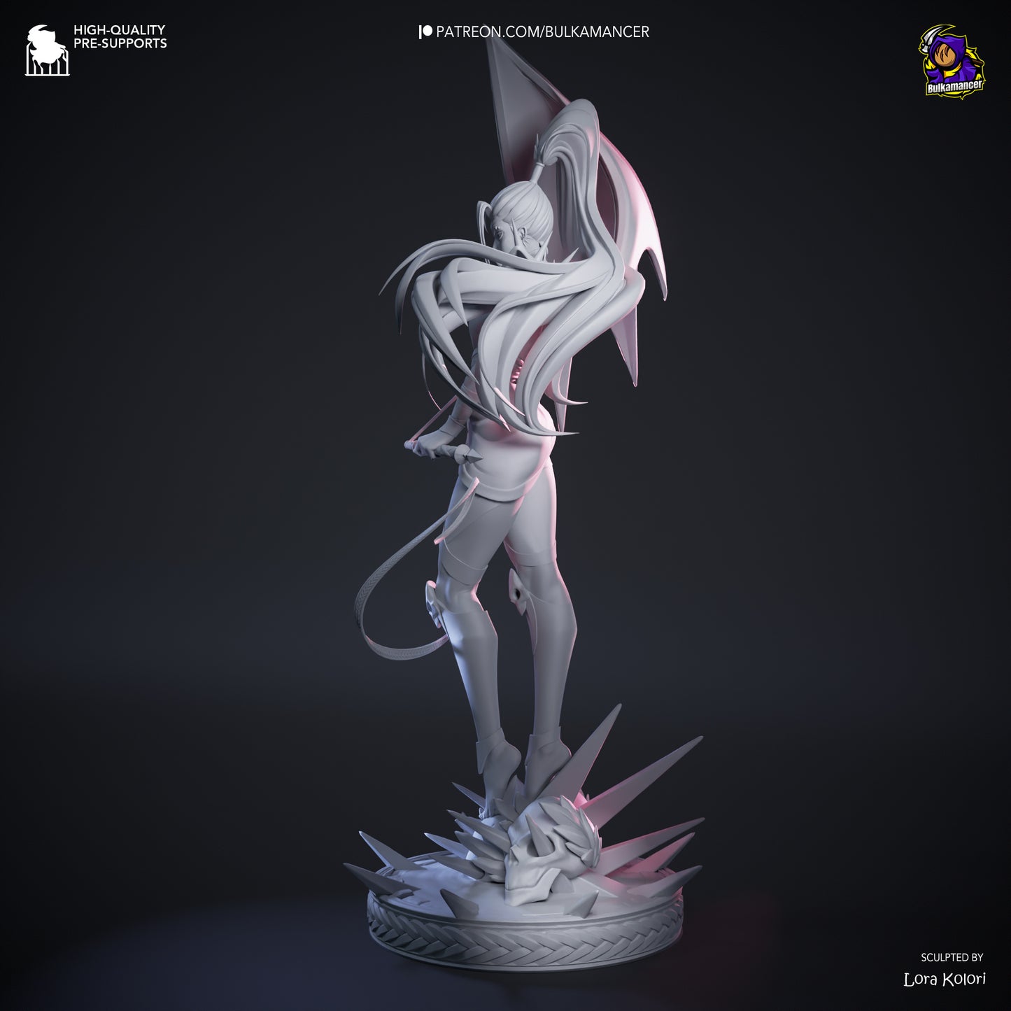 Megara | 13.5-Inch Resin Model Kit | DIY Hades Underworld Fury