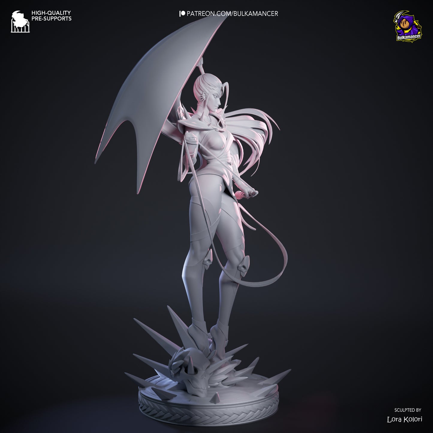 Megara | 13.5-Inch Resin Model Kit | DIY Hades Underworld Fury
