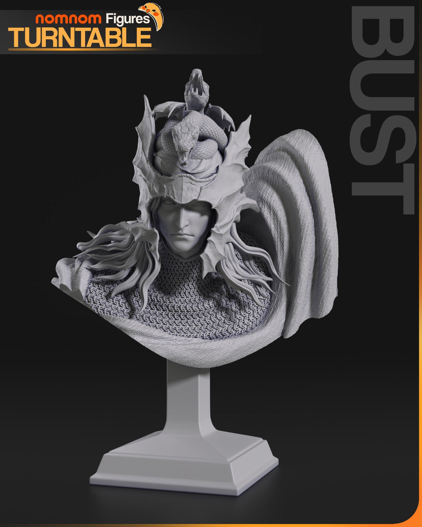 Messmer the Impaler | Resin Model or Bust Kit | DIY Elden Ring Fearsome Warrior