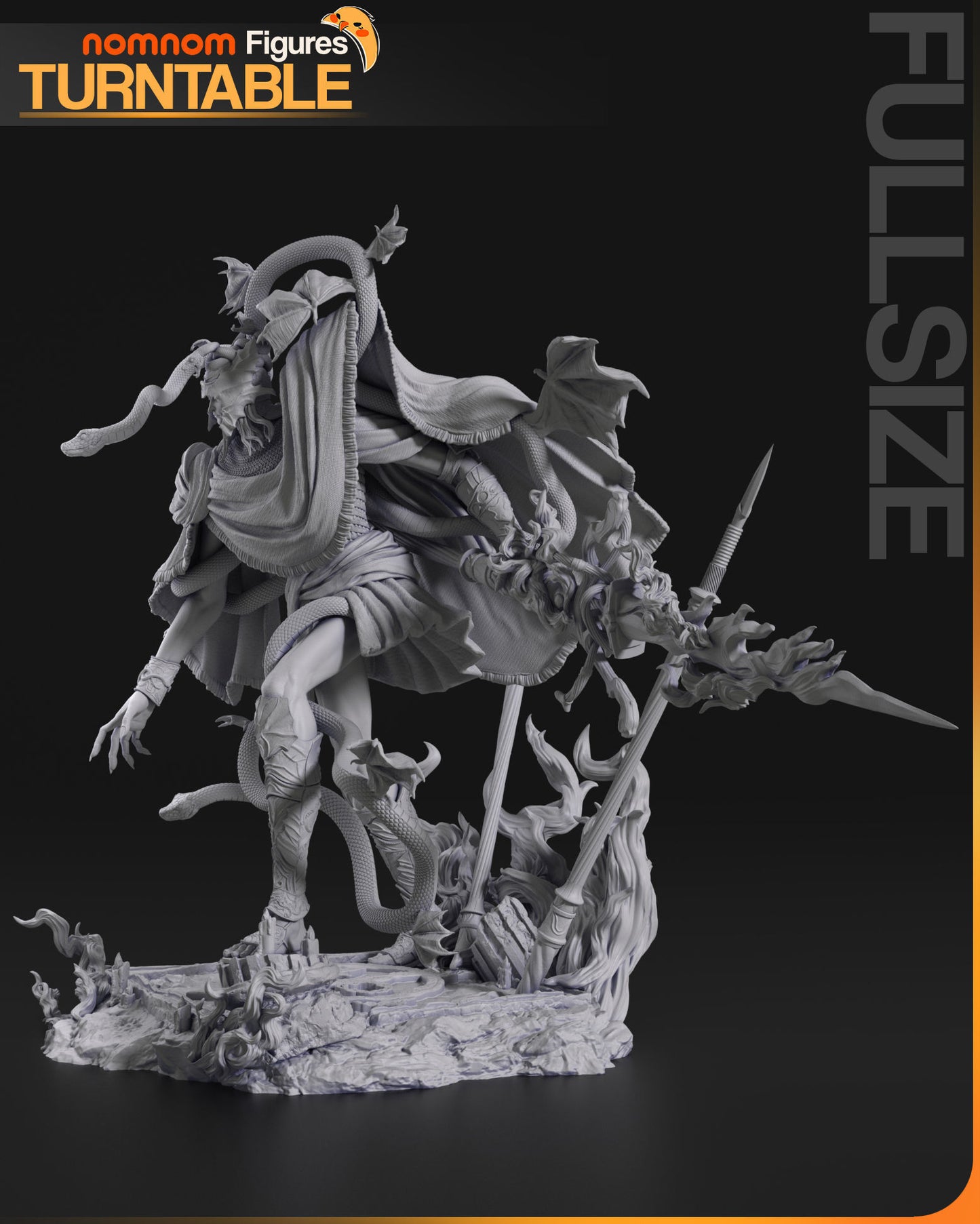 Messmer the Impaler | Resin Model or Bust Kit | DIY Elden Ring Fearsome Warrior