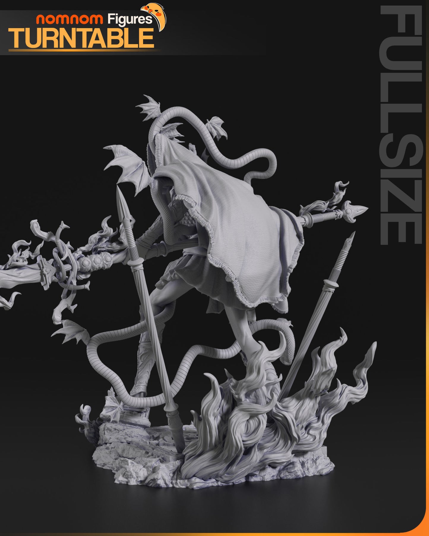 Messmer the Impaler | Resin Model or Bust Kit | DIY Elden Ring Fearsome Warrior