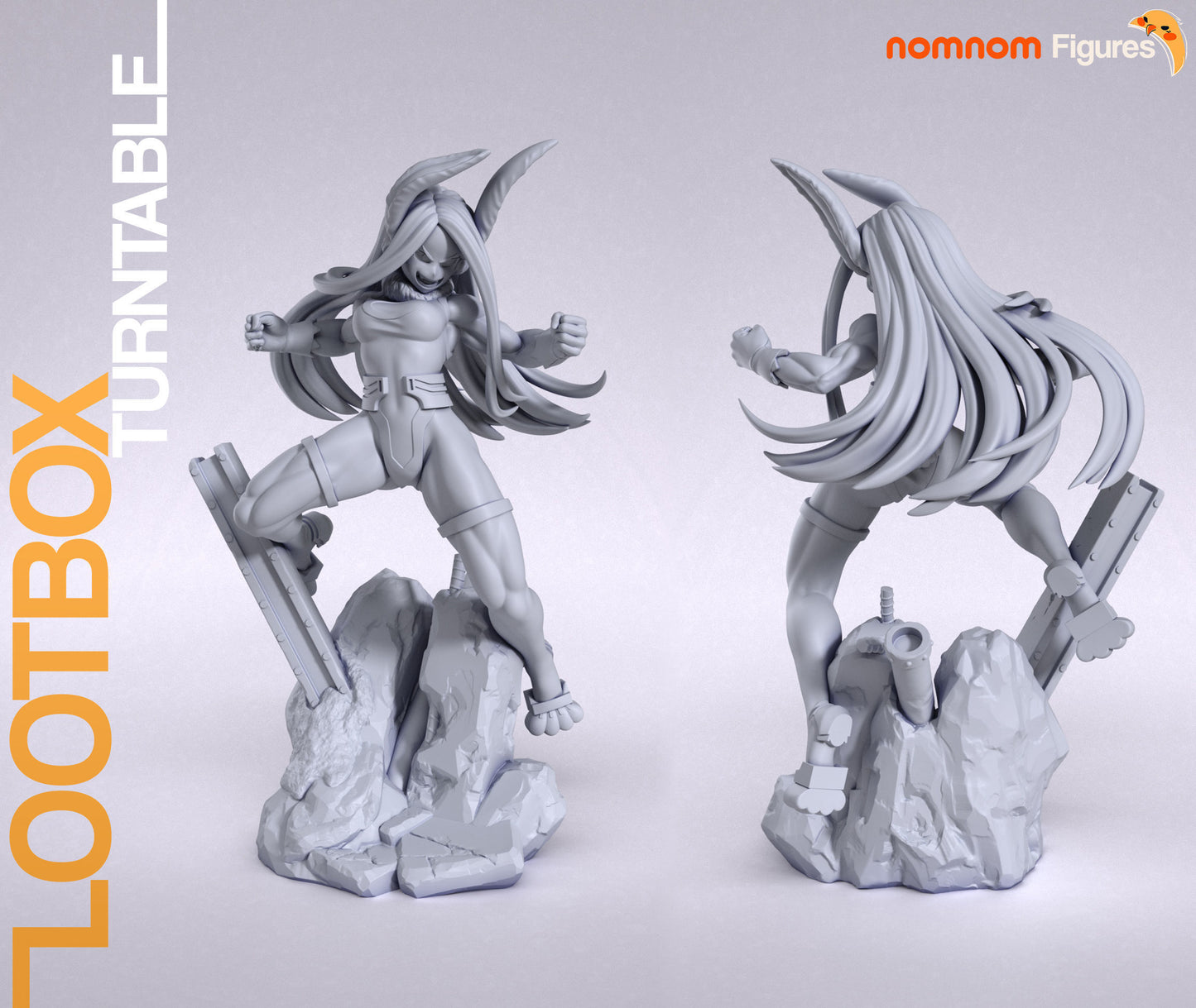 Mirko | 7-Inch Resin Model Kit | DIY My Hero Academia Pro Hero