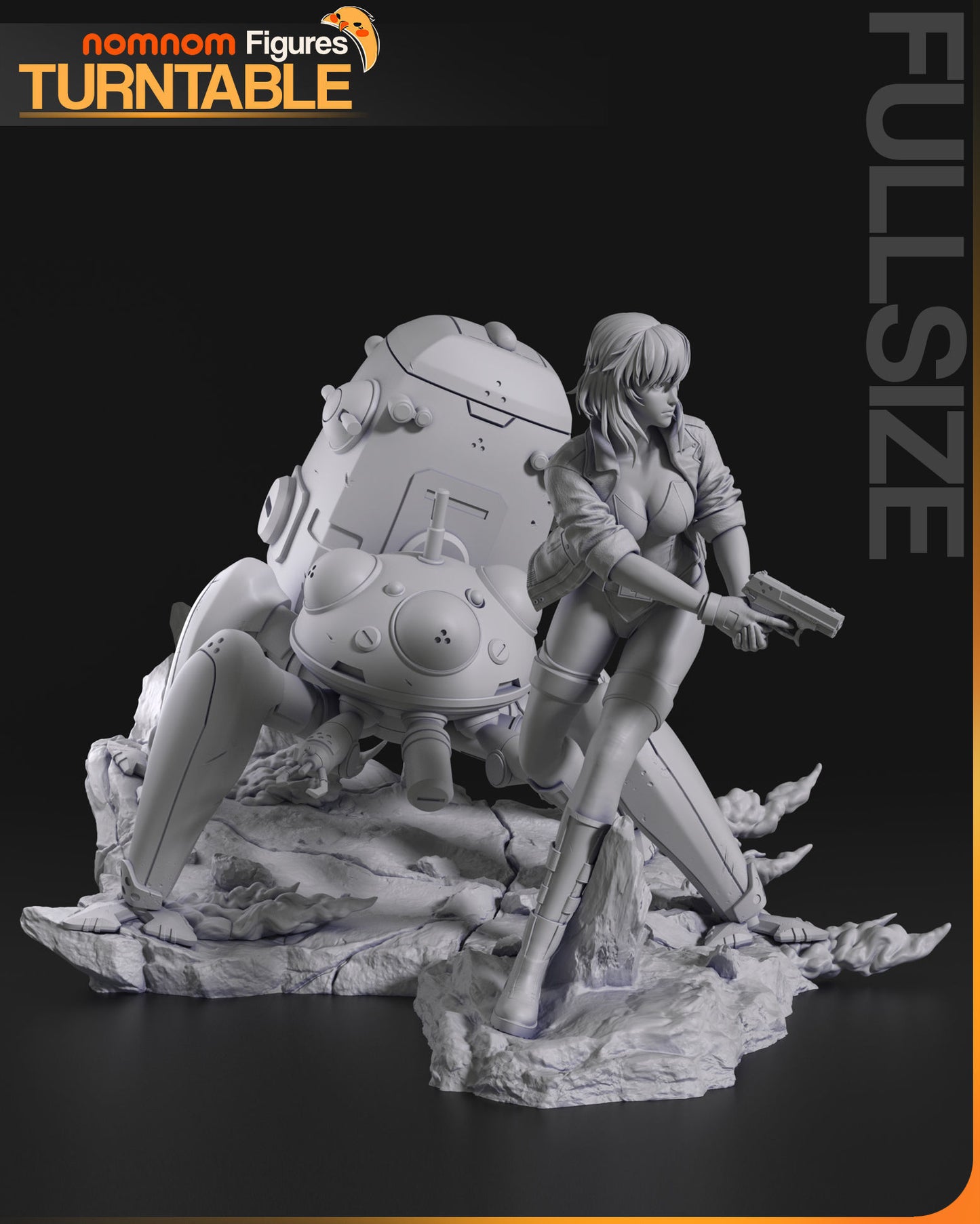 Motoko Kusanagi | Resin Model or Bust Kit | DIY Ghost in the Shell Cyborg
