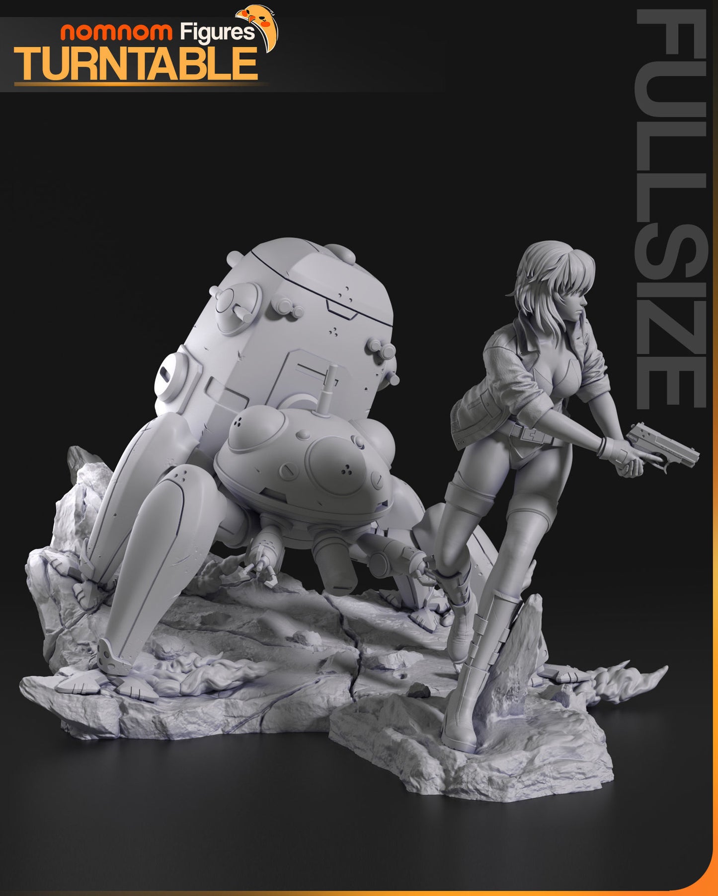Motoko Kusanagi | Resin Model or Bust Kit | DIY Ghost in the Shell Cyborg