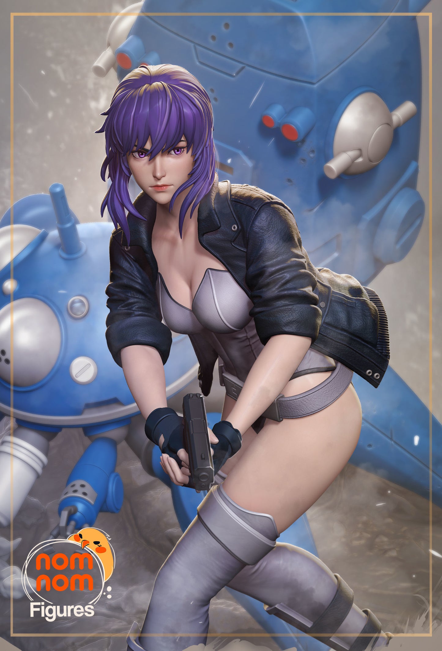 Motoko Kusanagi | Resin Model or Bust Kit | DIY Ghost in the Shell Cyborg