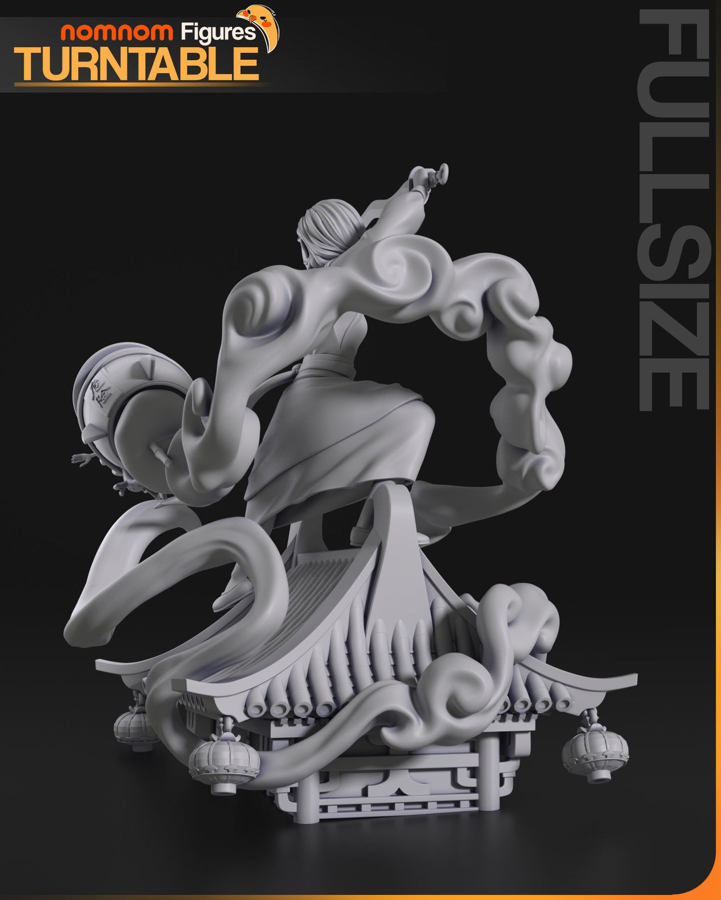 Mulan | Resin Model or Bust Kit | DIY Legendary Warrior with Mushu's Rocket Ride