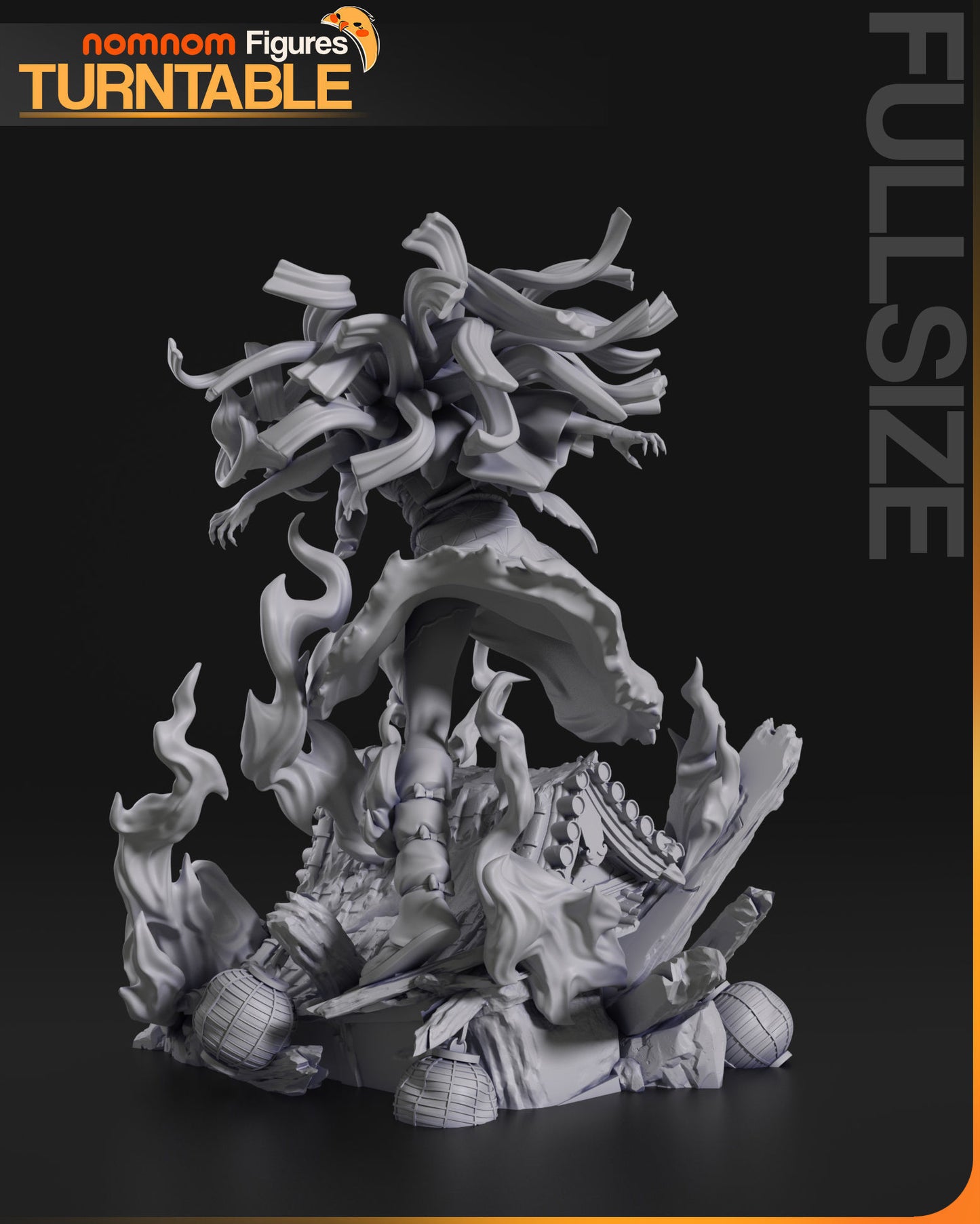 Nezuko Kamado | Resin Model or Bust Kit | DIY Demon Slayer Demon Sister